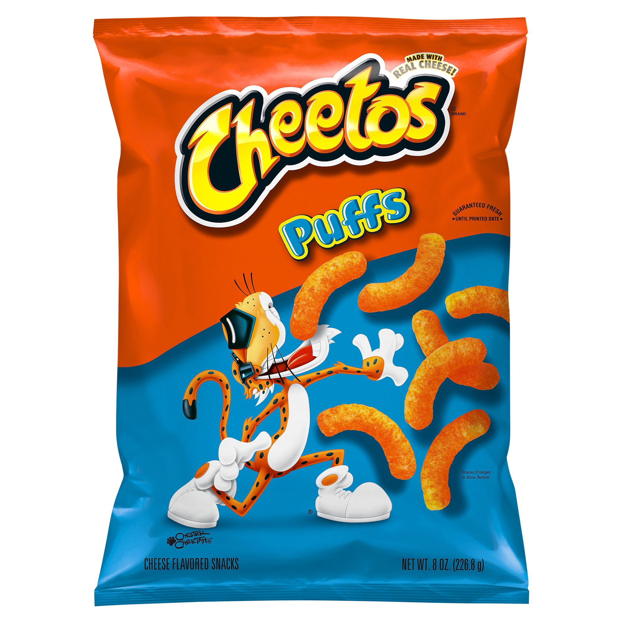 Cheetos Jumbo Puffs Cheese Flavored Snacks 8 Ounce Plastic Bag