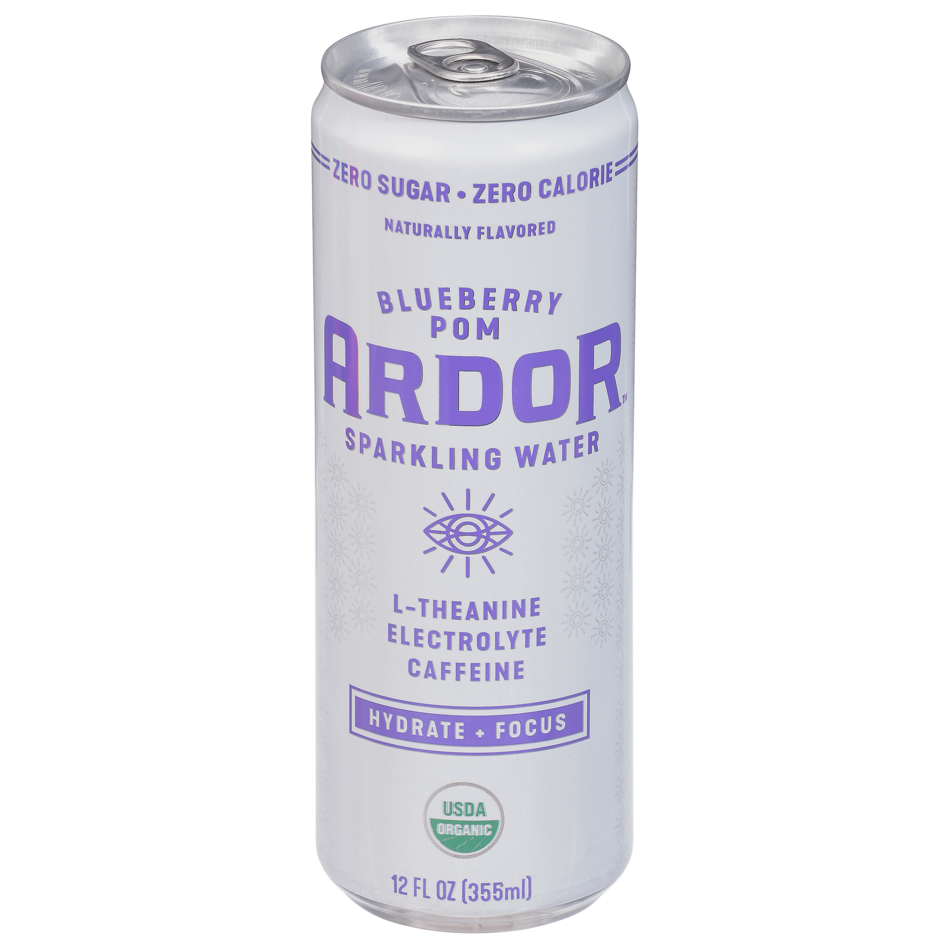 Ardor Blueberry Pom Sparkling Water