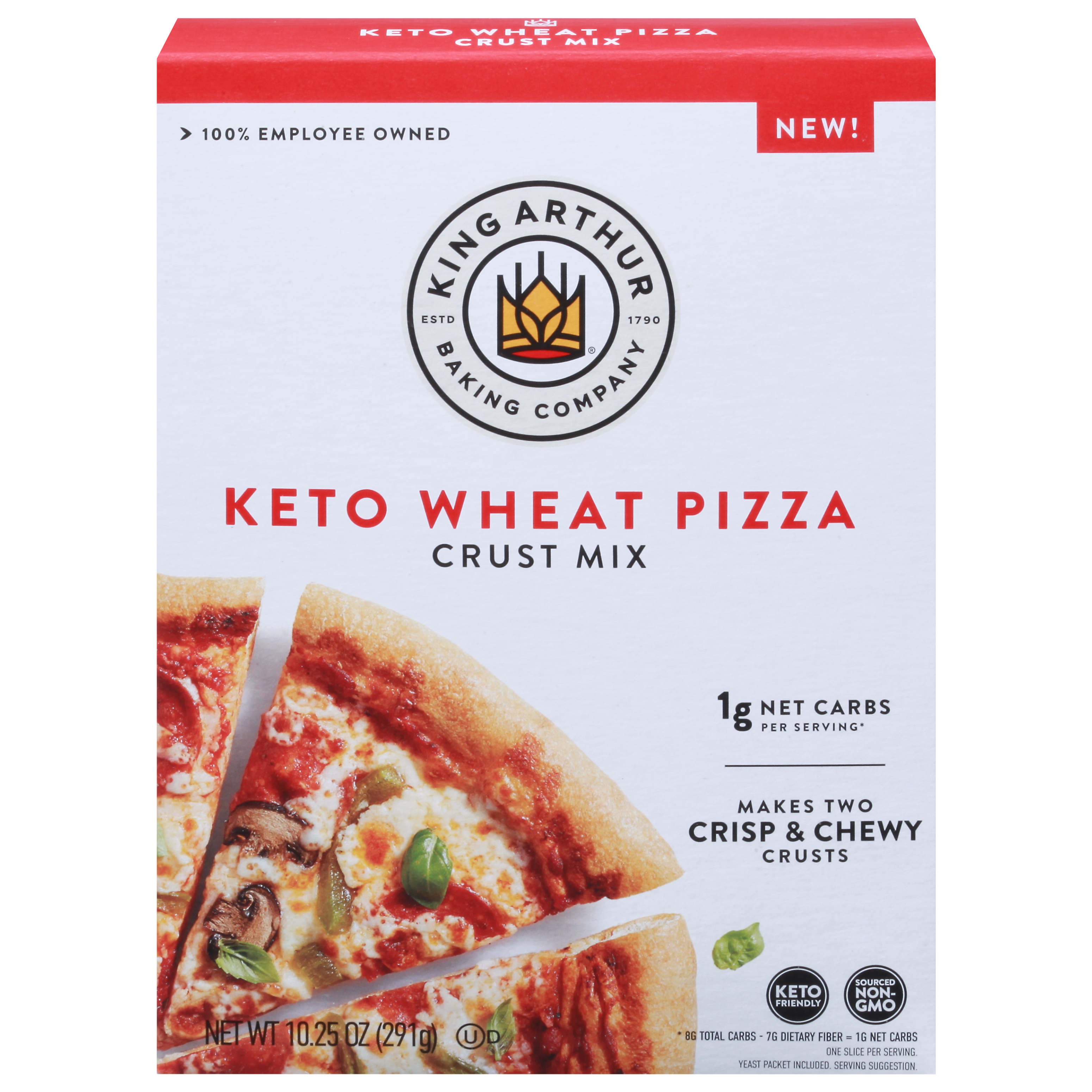 King Arthur Baking Company Keto Wheat Pizza Crust Mix