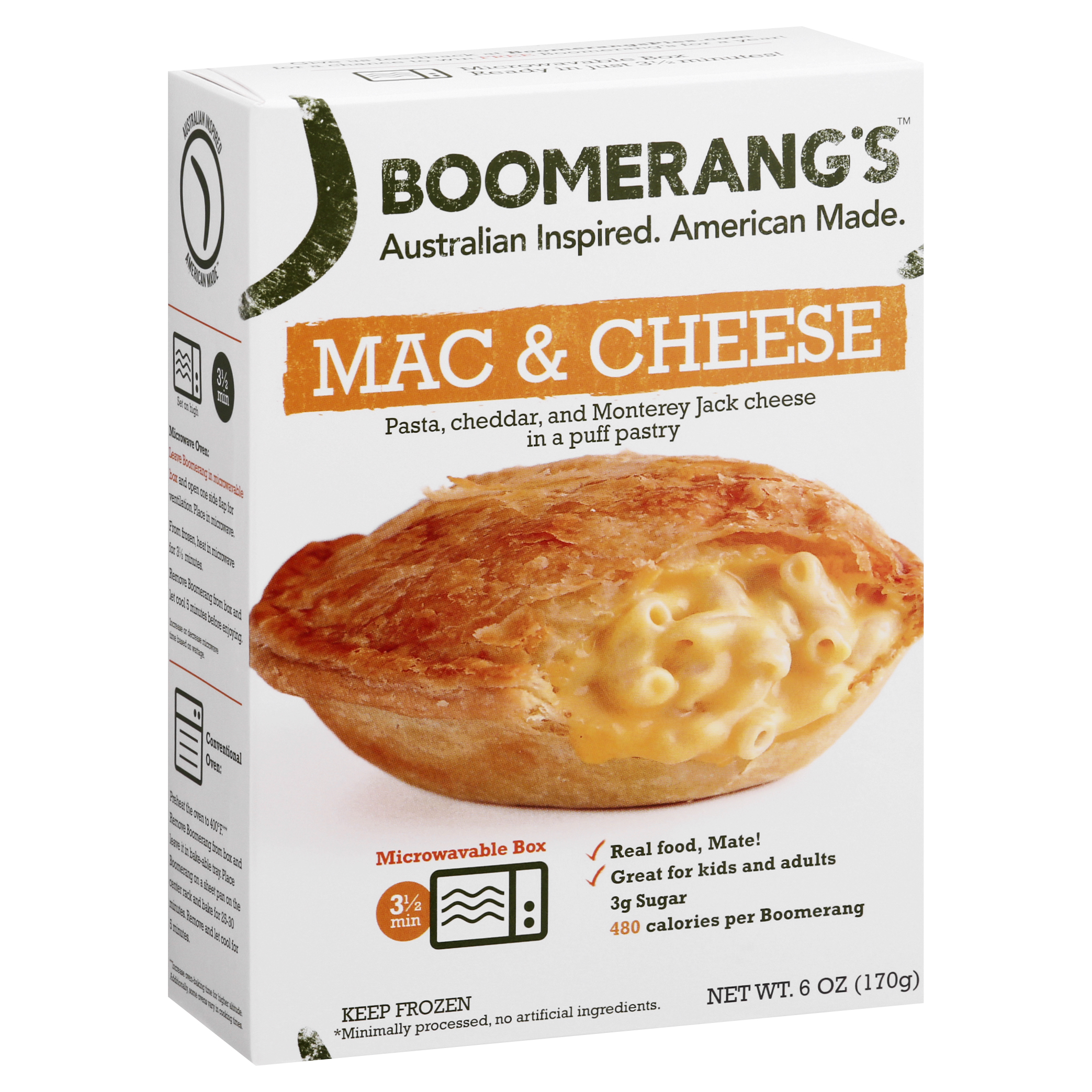 Boomerangs Mac & Cheese Pie
