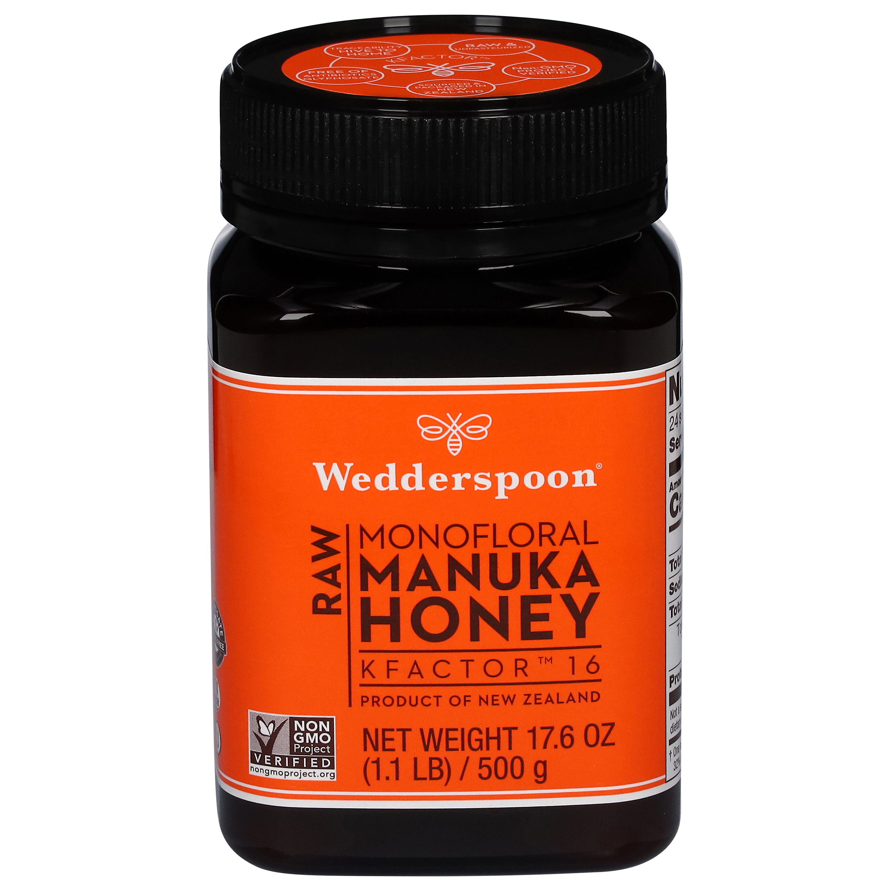 Wedderspoon Raw Monofloral Manuka Honey