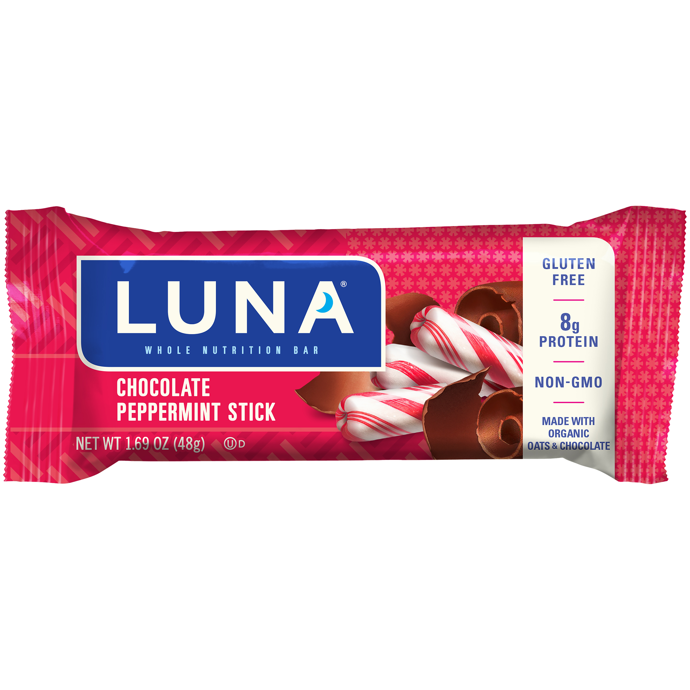 Luna® Chocolate Peppermint Stick Whole Nutrition Bar 1.69 oz. Wrapper
