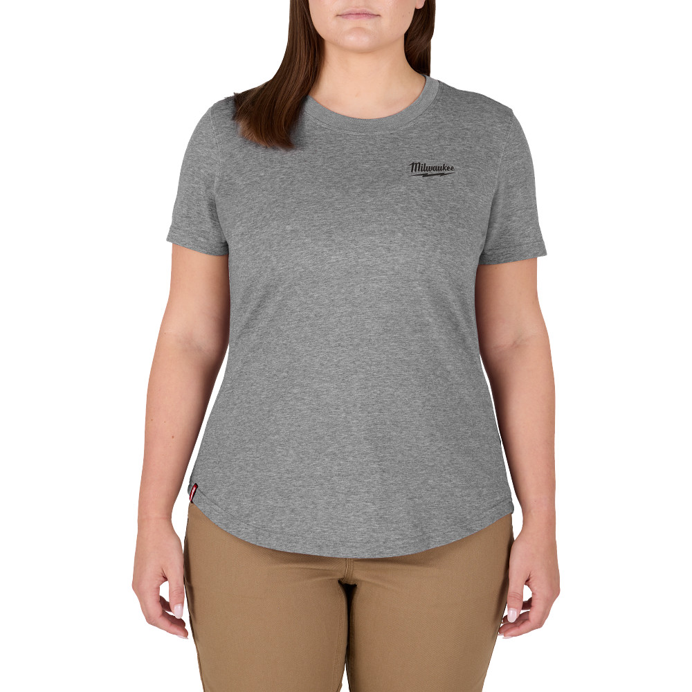 Women's FREEFLEX Hybrid Tee - Short Sleeve Gray M