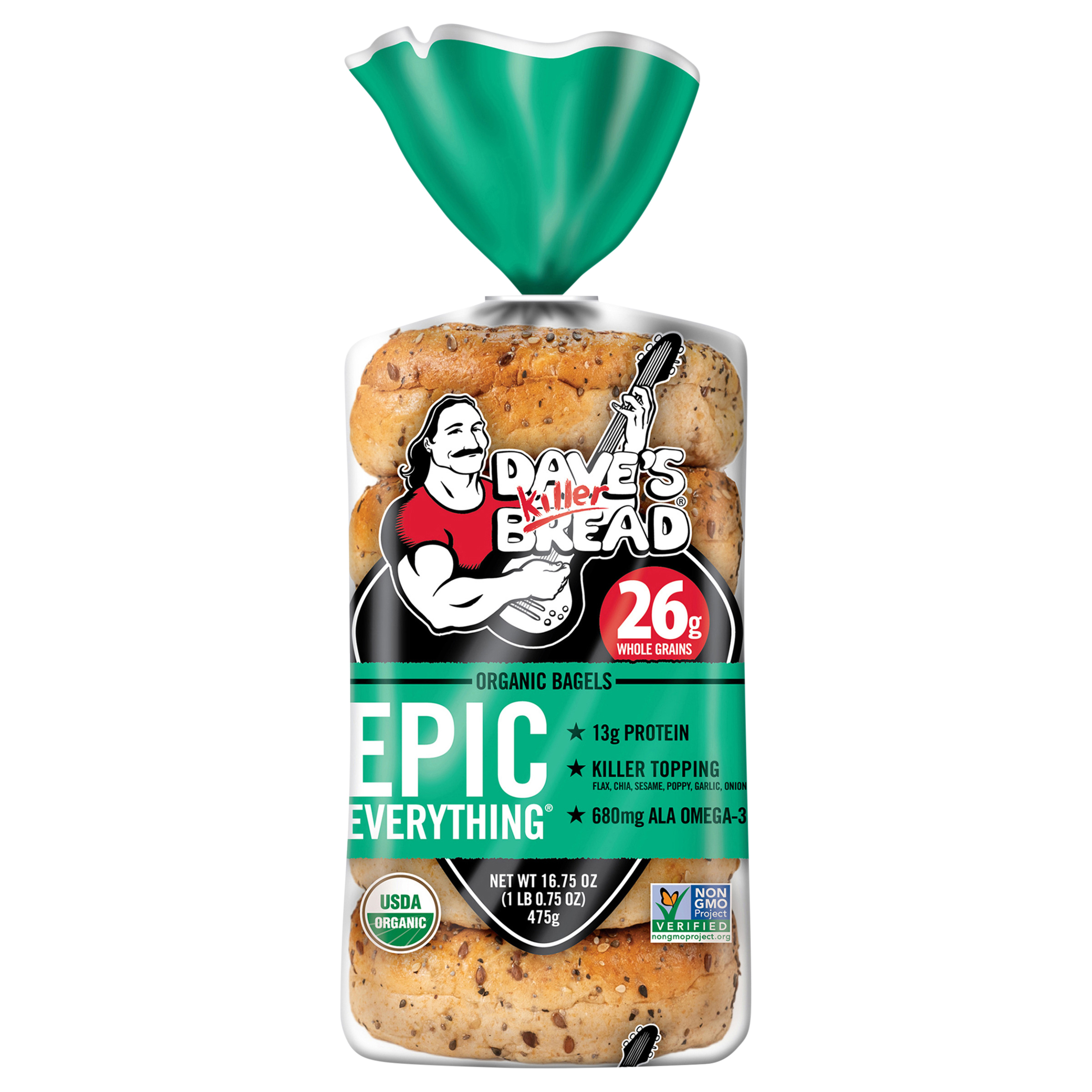 Dave's Killer Bread Organic Epic Everything Bagels