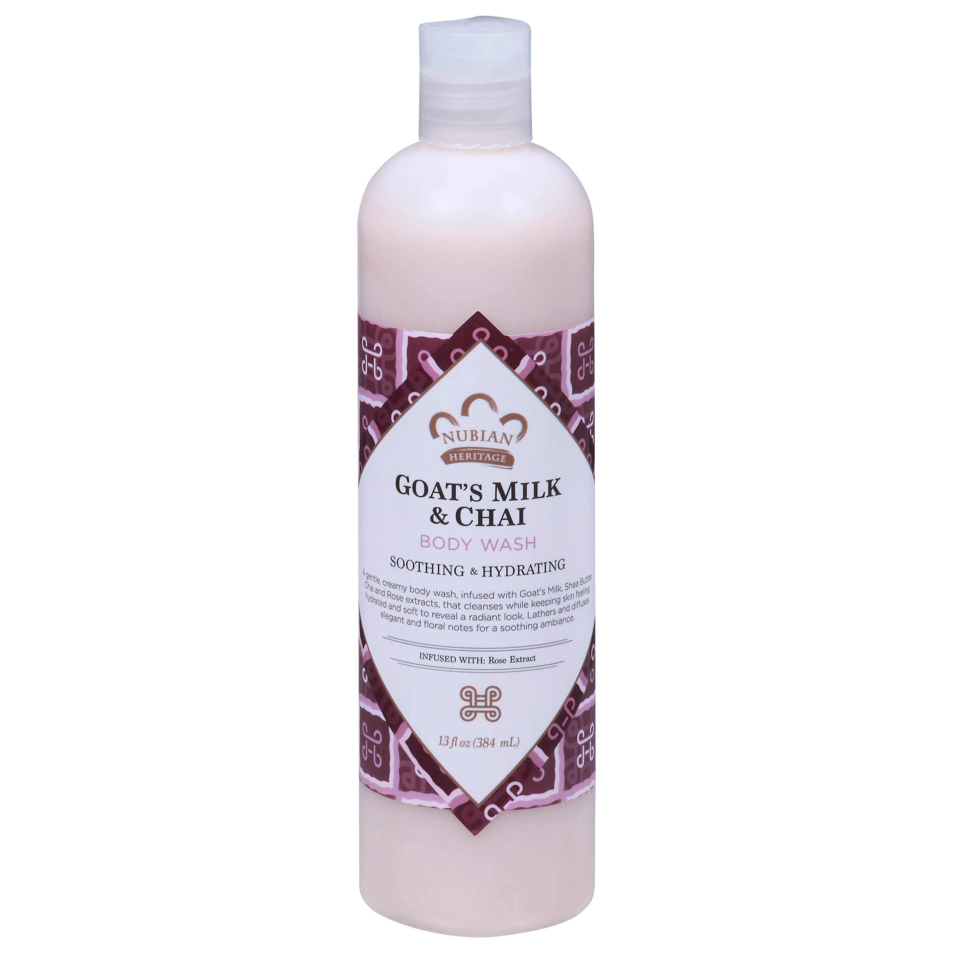 Nubian Heritage Soothing & Hydrating Goat's Milk & Chai Body Wash