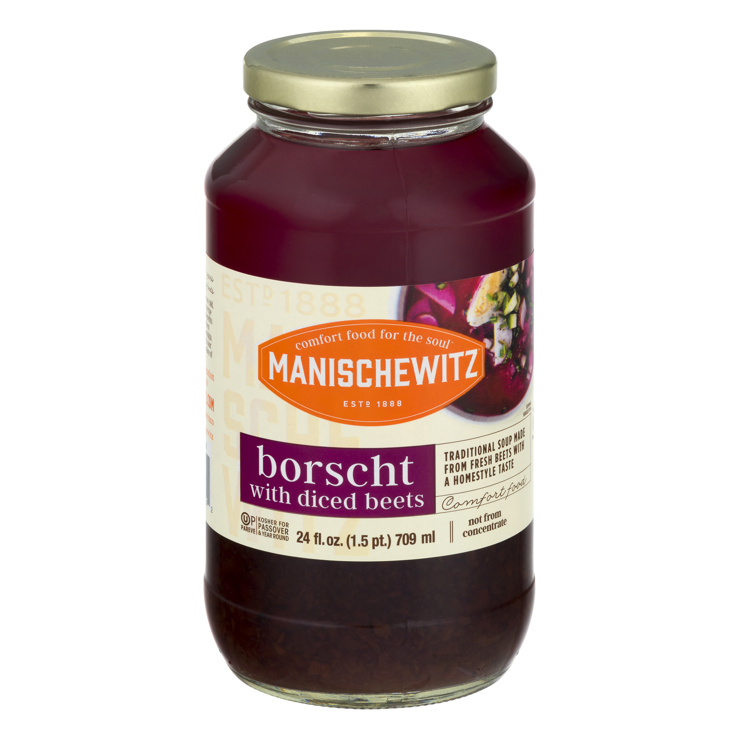 Manischewitz Borscht with Diced Beets