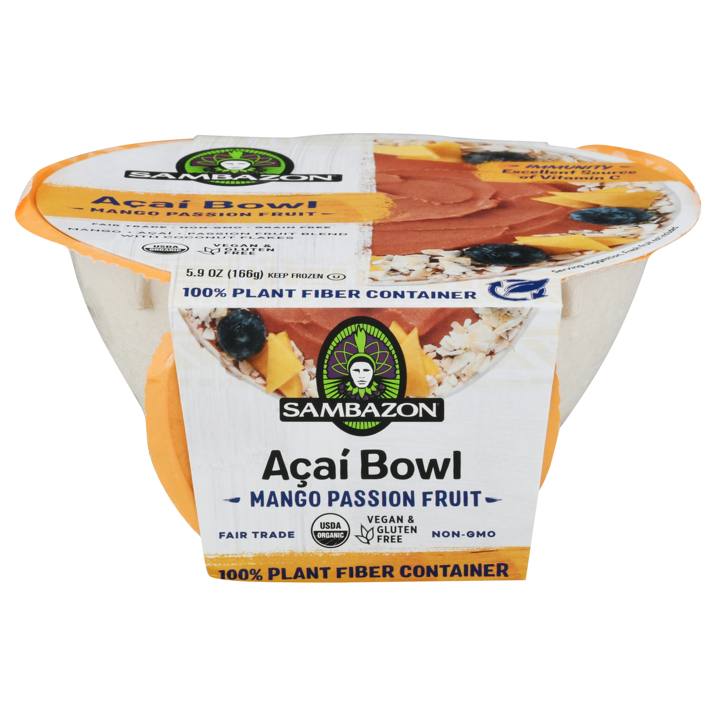 Sambazon Mango Passion Fruit Acai Bowl