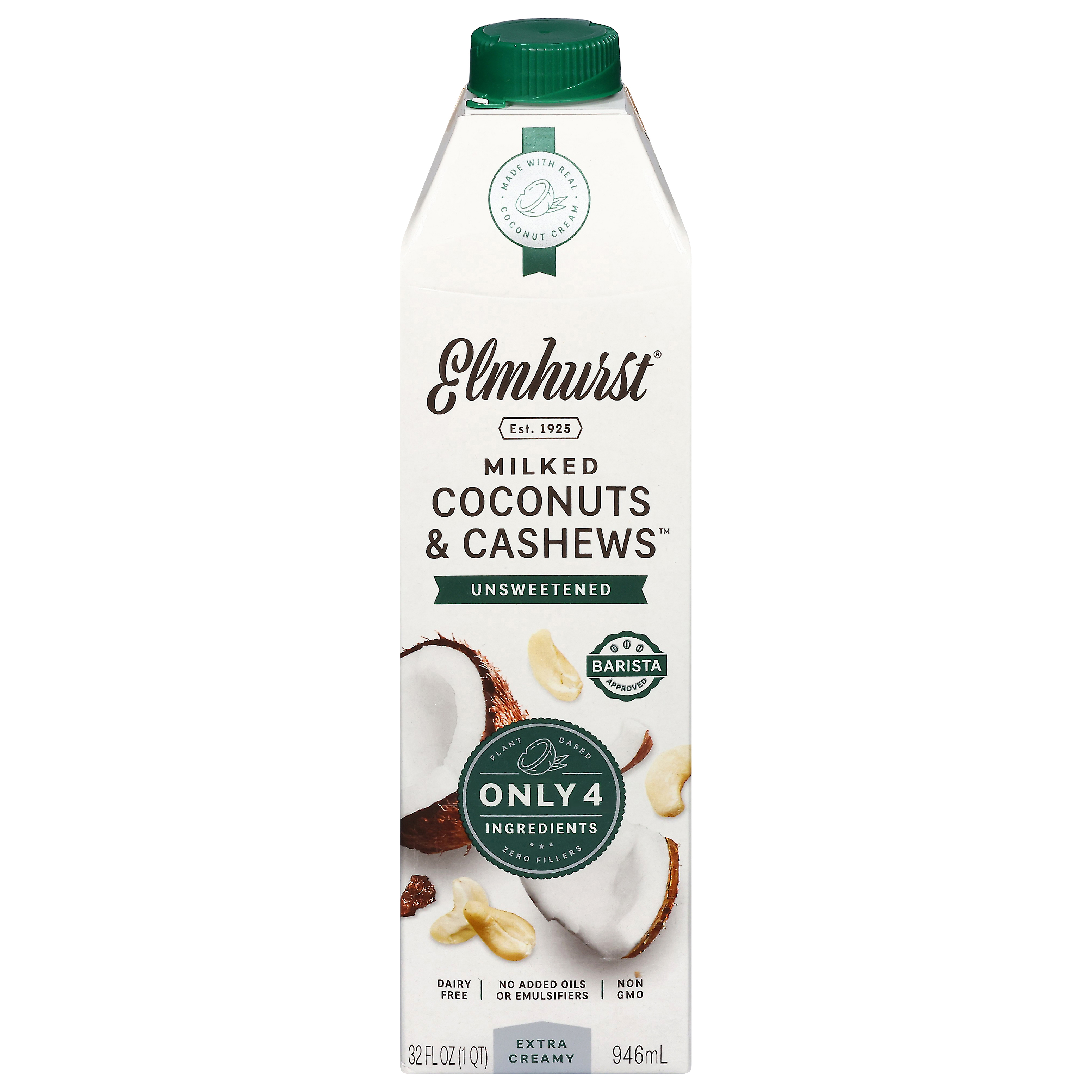 Elmhurst Unsweetened Milked Coconut & Cashews