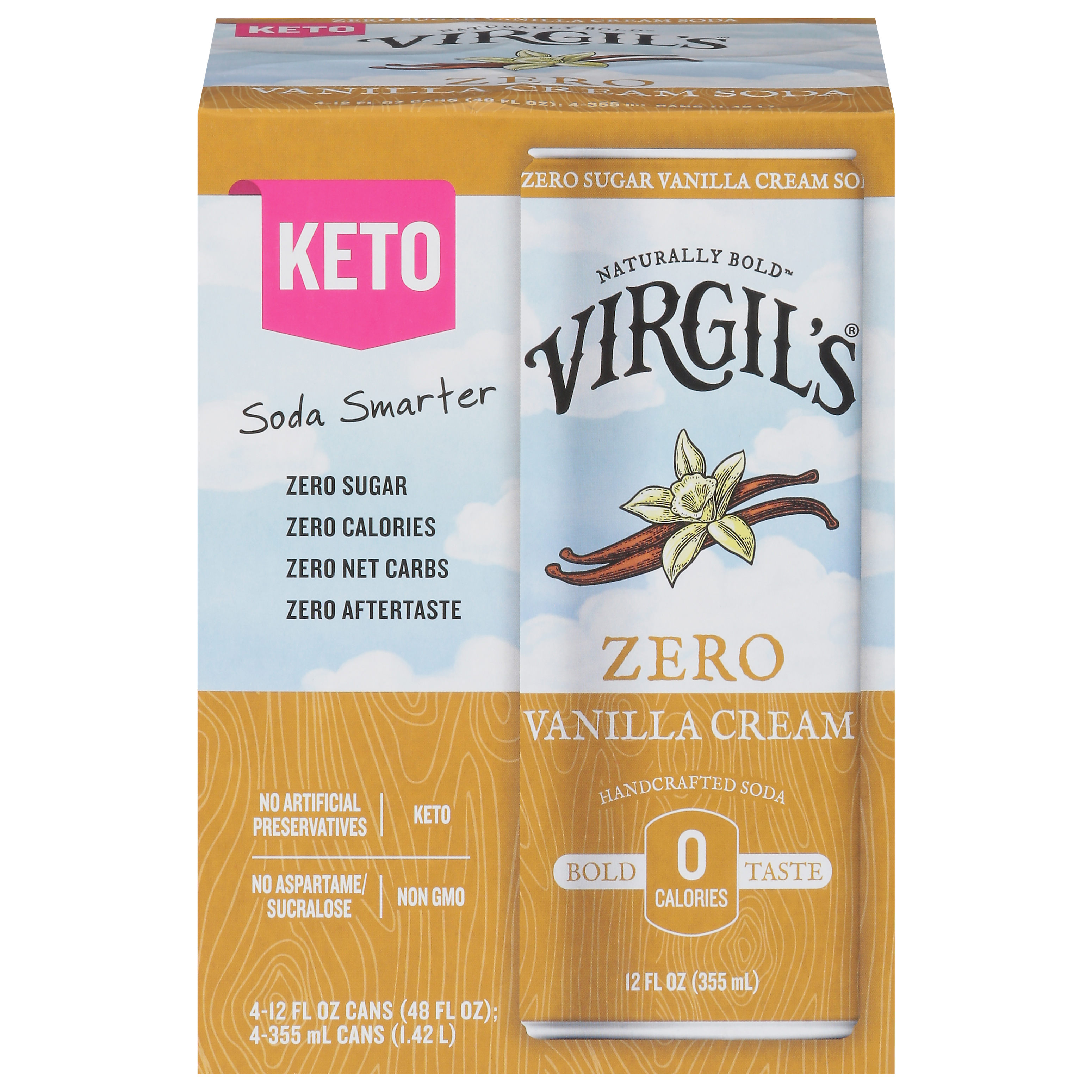 Virgil's Zero Vanilla Cream Soda
