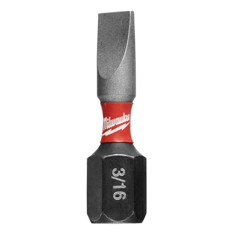Shockwave Impact Slotted 3/16" Insert Bits (2PK)