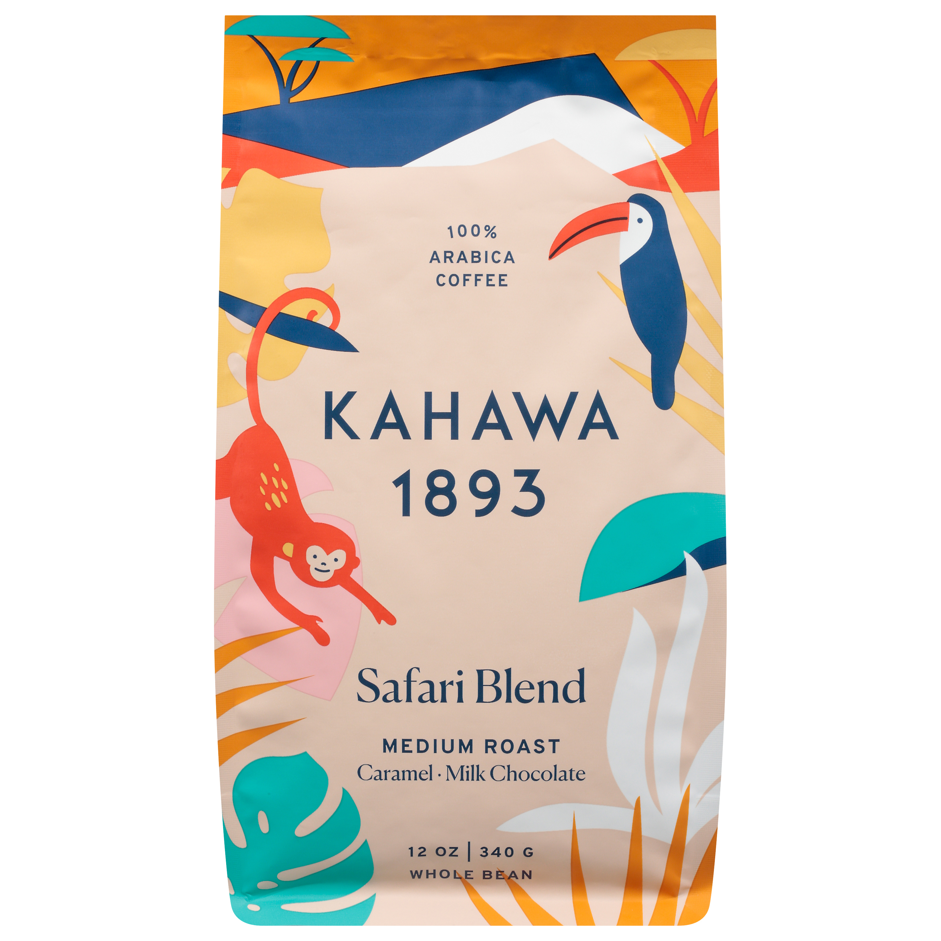 Kahawa 1893 Medium Roast Whole Bean Safari Blend Coffee