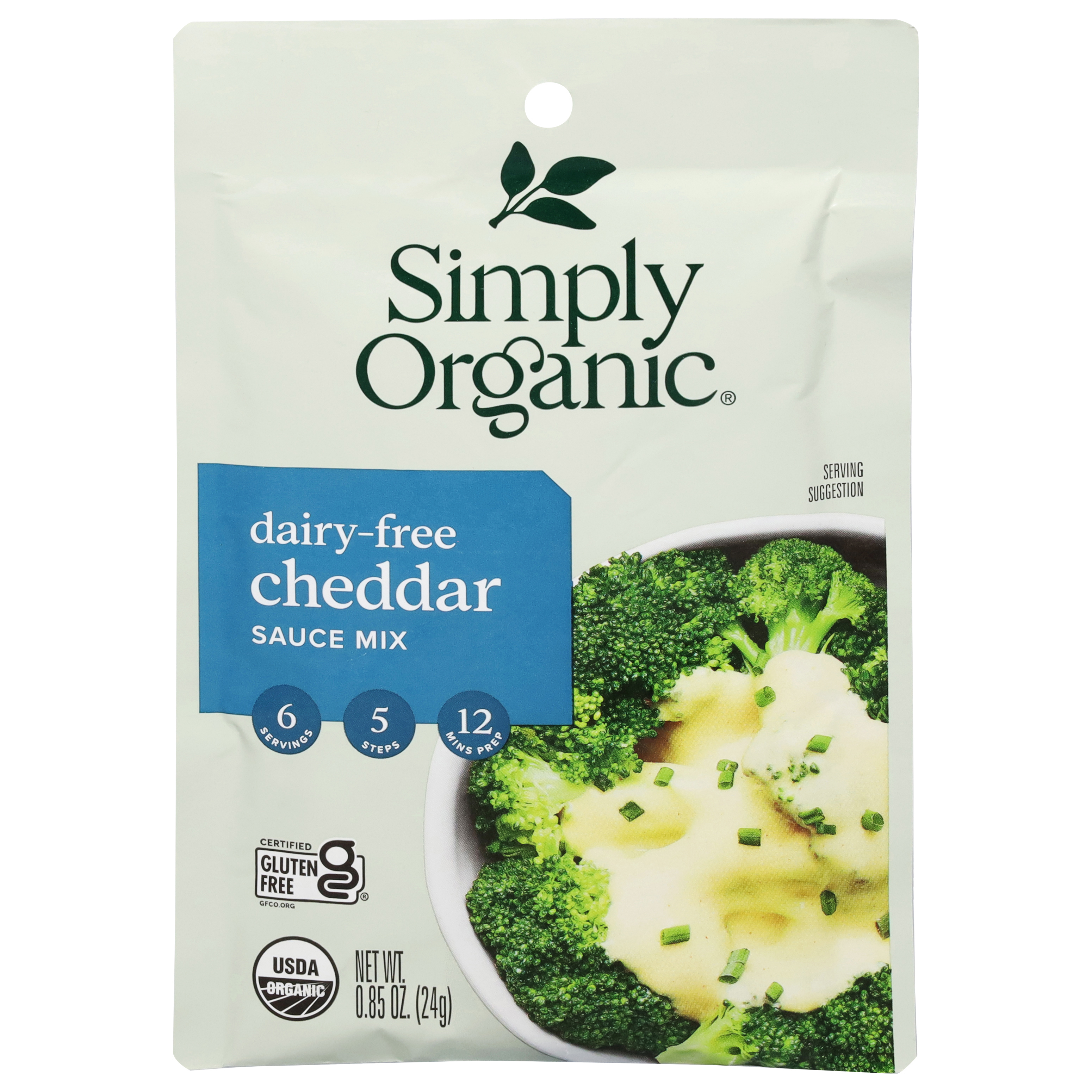 Simply Organic Dairy-Free Cheddar Sauce Mix