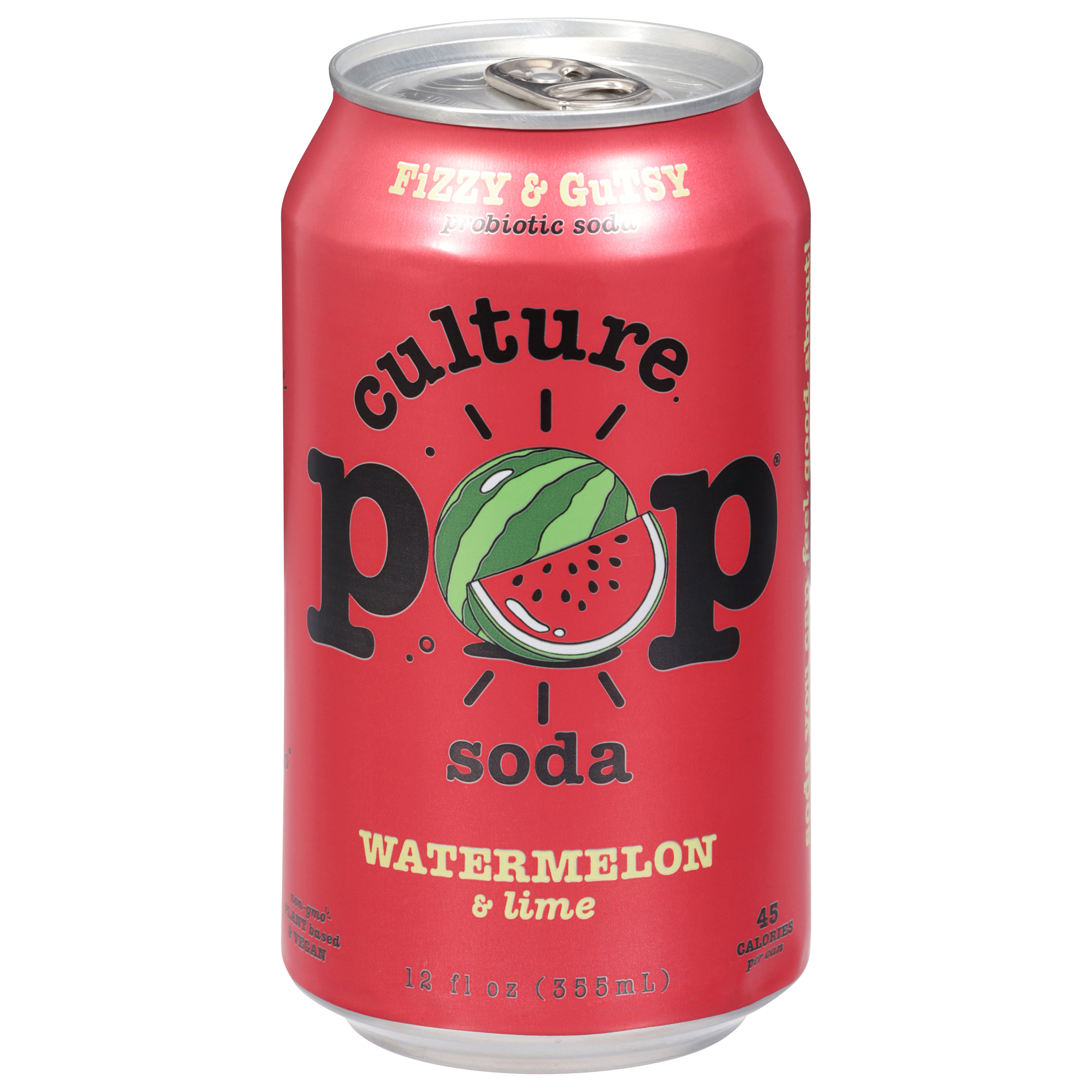 Culture Pop Watermelon & Lime Probiotic Soda