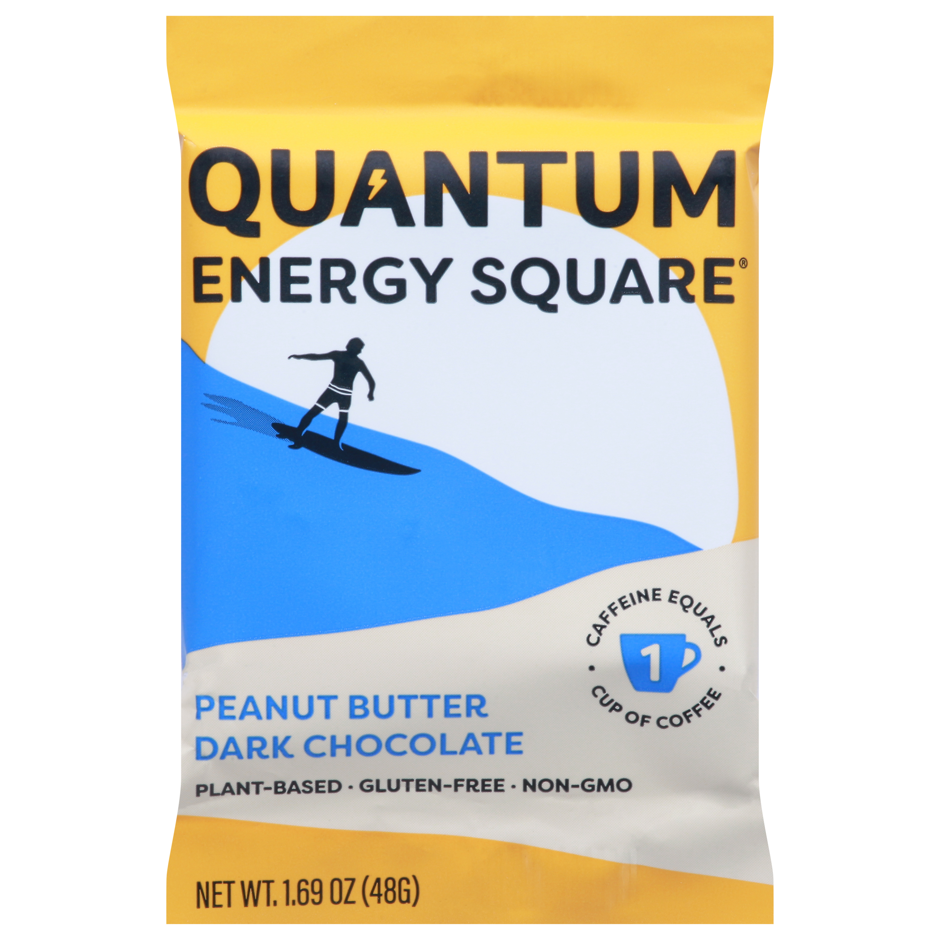 Quantum Energy Square Peanut Butter Dark Chocolate Protein Bar
