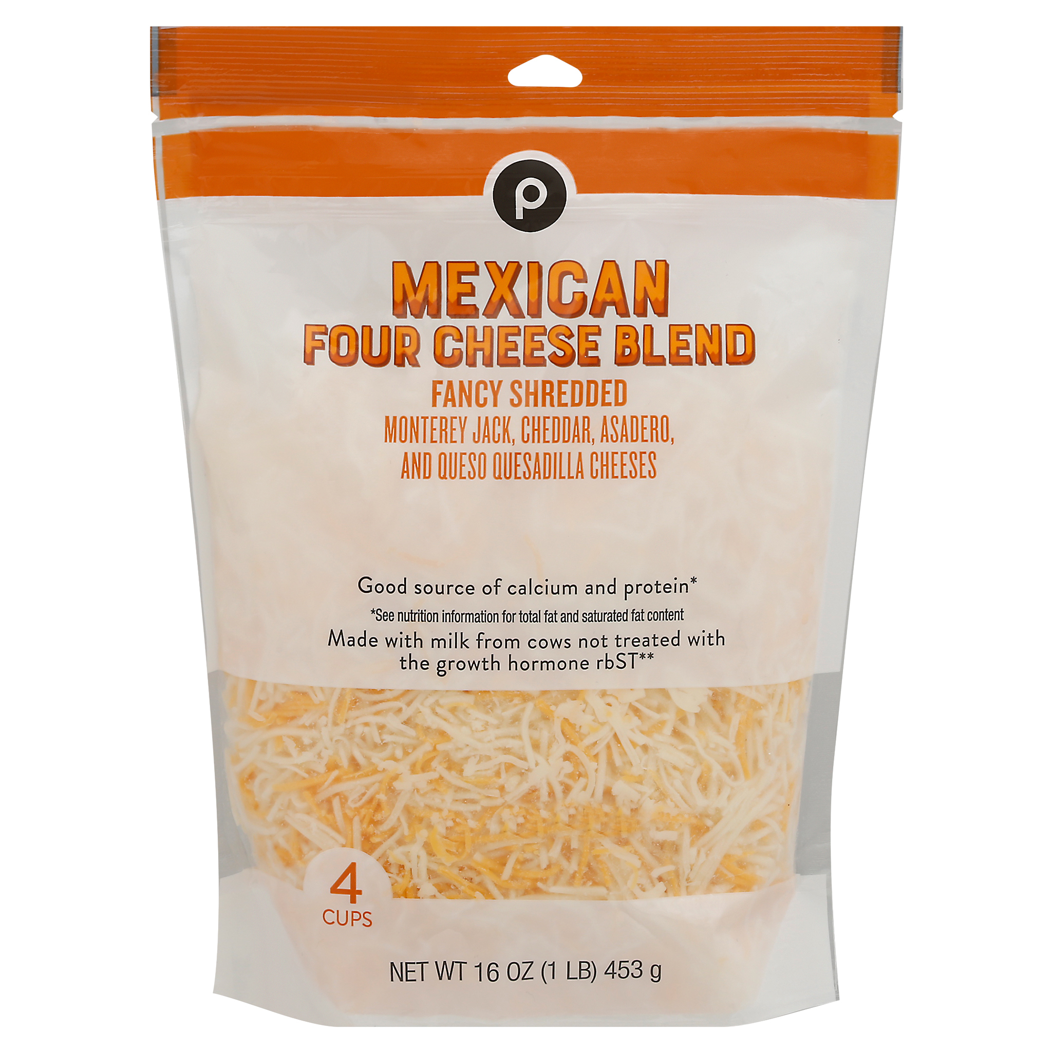 Publix Mexican Four Cheese Blend Fancy Shredded Cheese 16