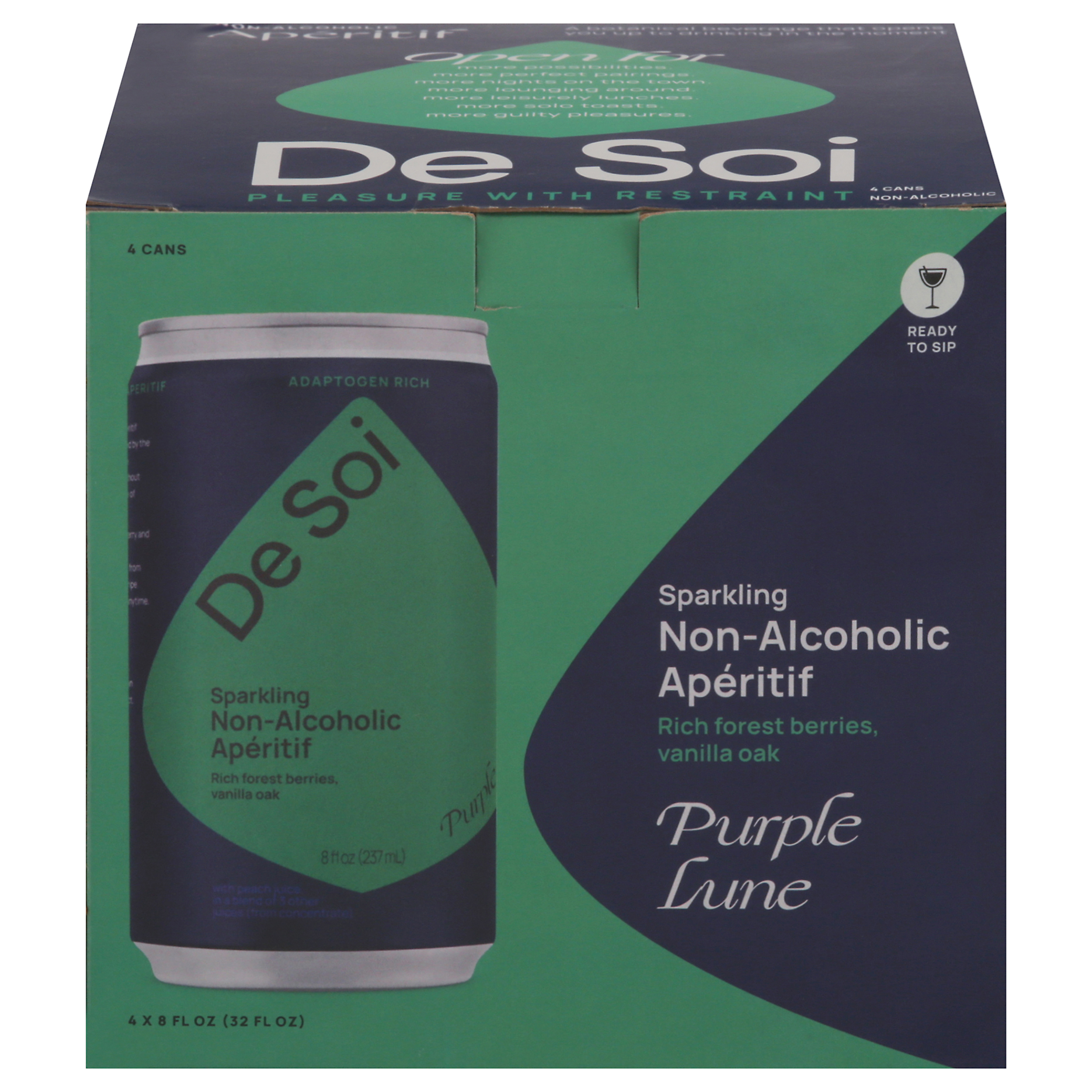 De Soi Sparkling Non-Alcoholic Purple Lune Aperitif