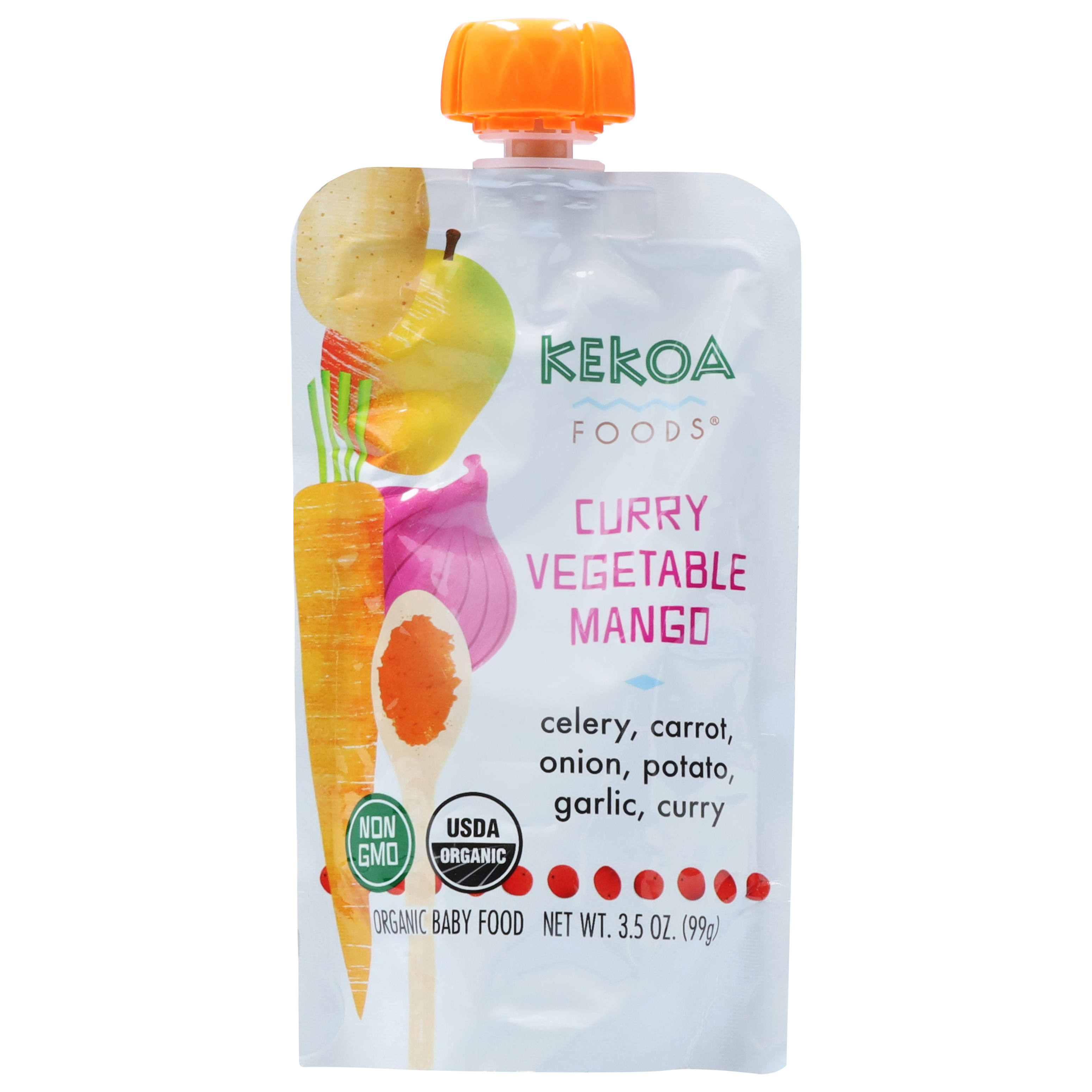 Kekoa Foods Organic Curry Vegetable Mango Baby Food