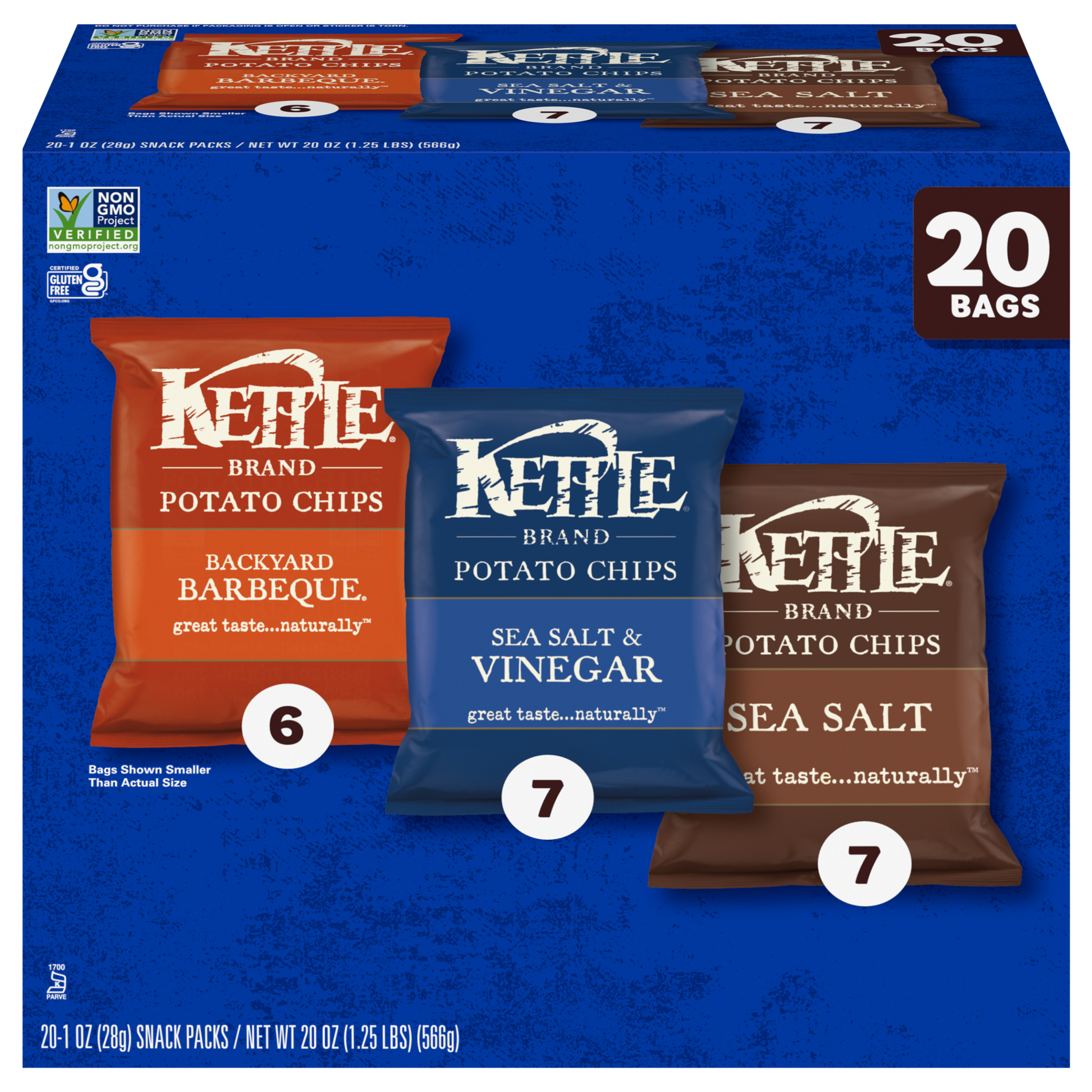 Kettle Brand Assorted Potato Chips Bag