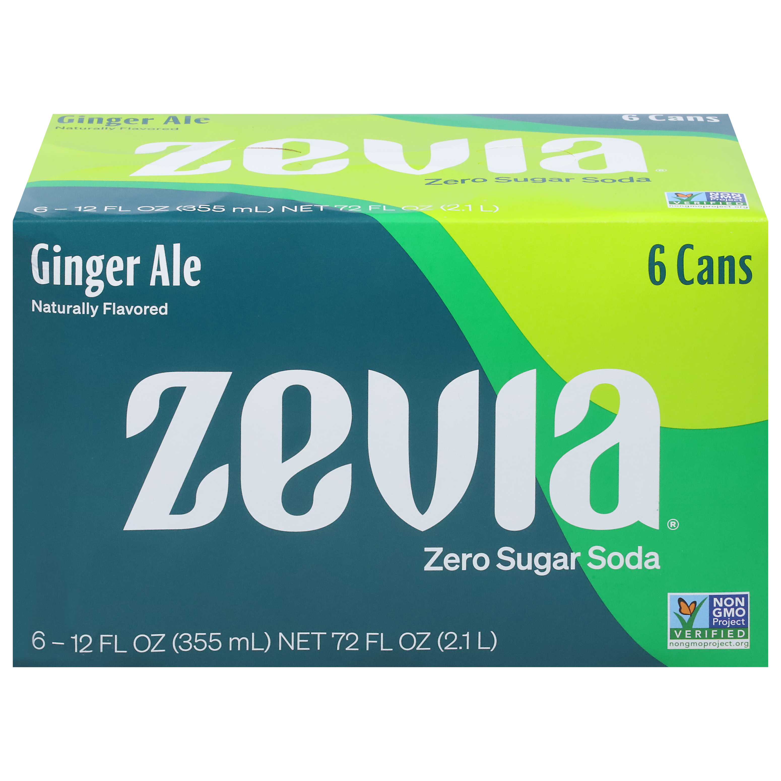 Zevia Zero Sugar Ginger Ale Soda