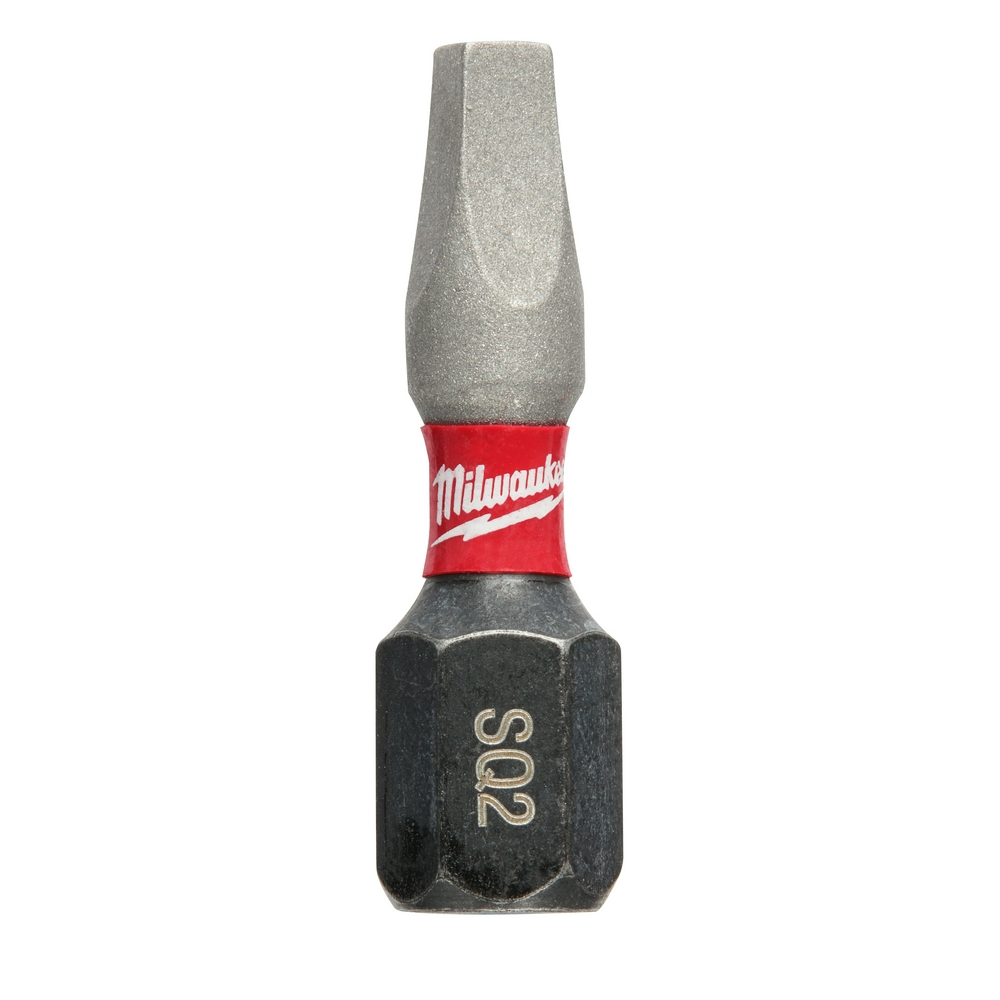 SHOCKWAVE Impact Square Recess #2 Insert Bits (2 PK)
