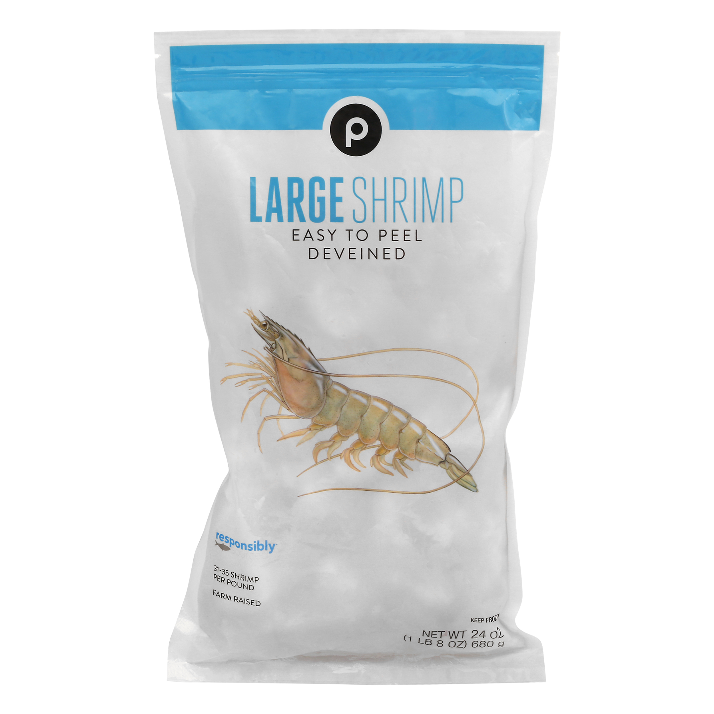 Publix Large Shrimp 24 oz BAG