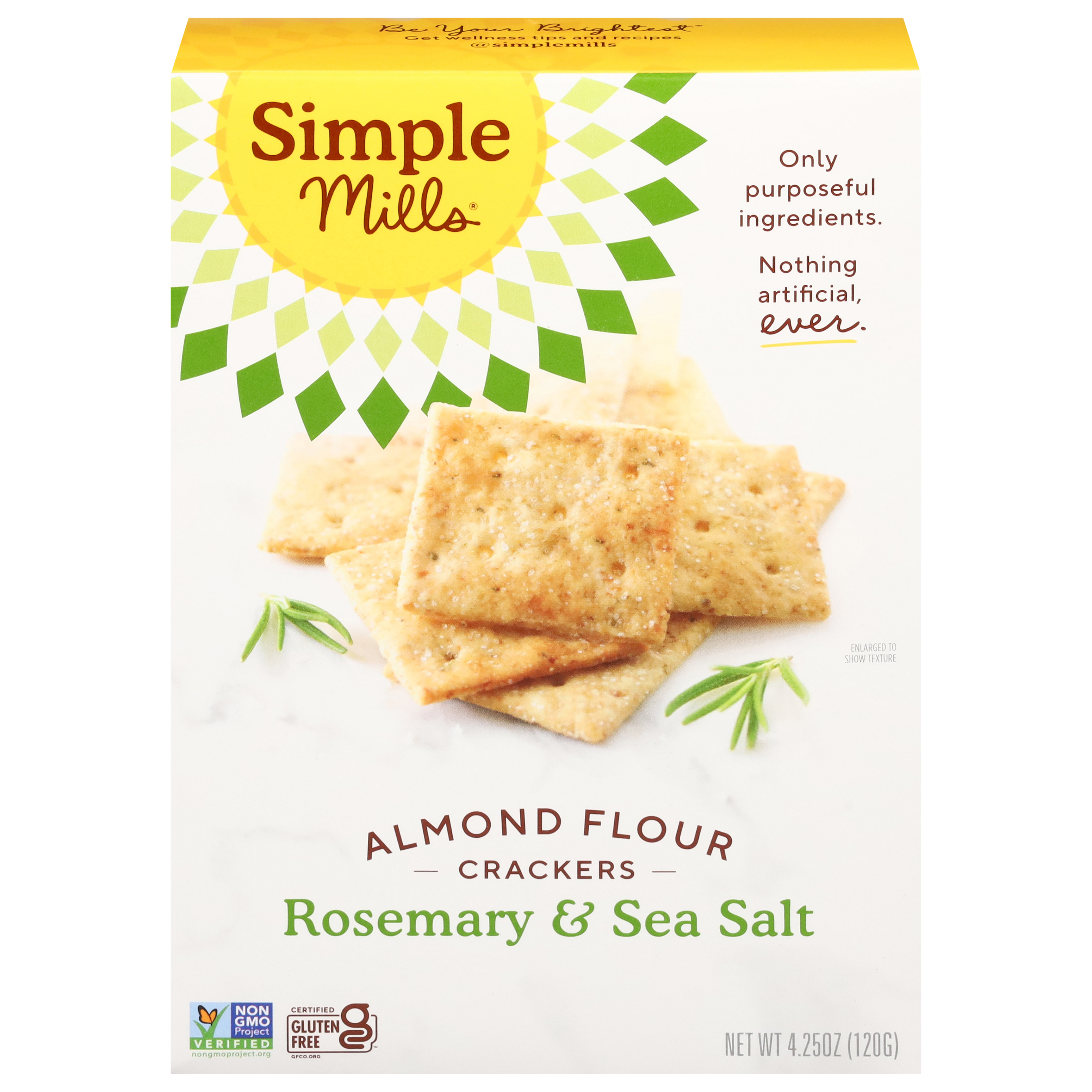 Simple Mills Almond Flour Rosemary & Sea Salt Crackers