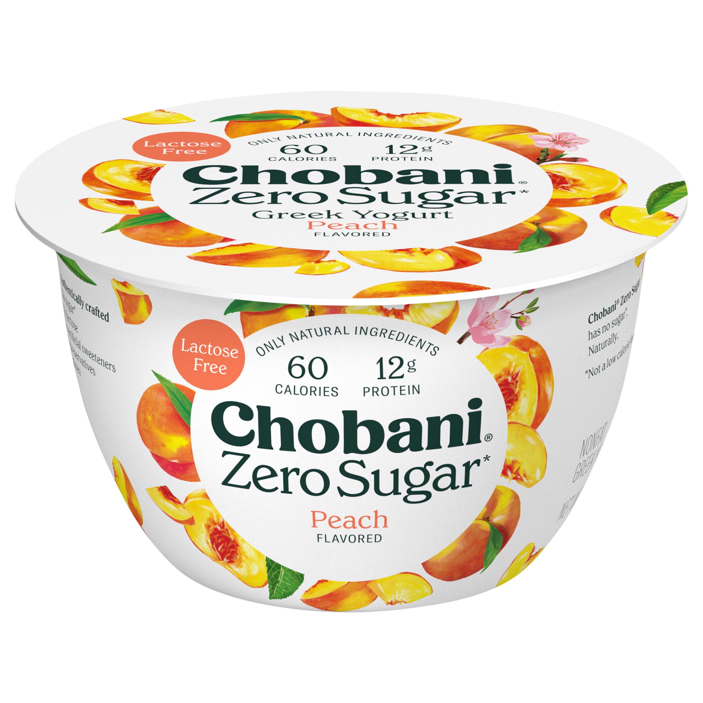 Chobani® with Zero Sugar* Peach