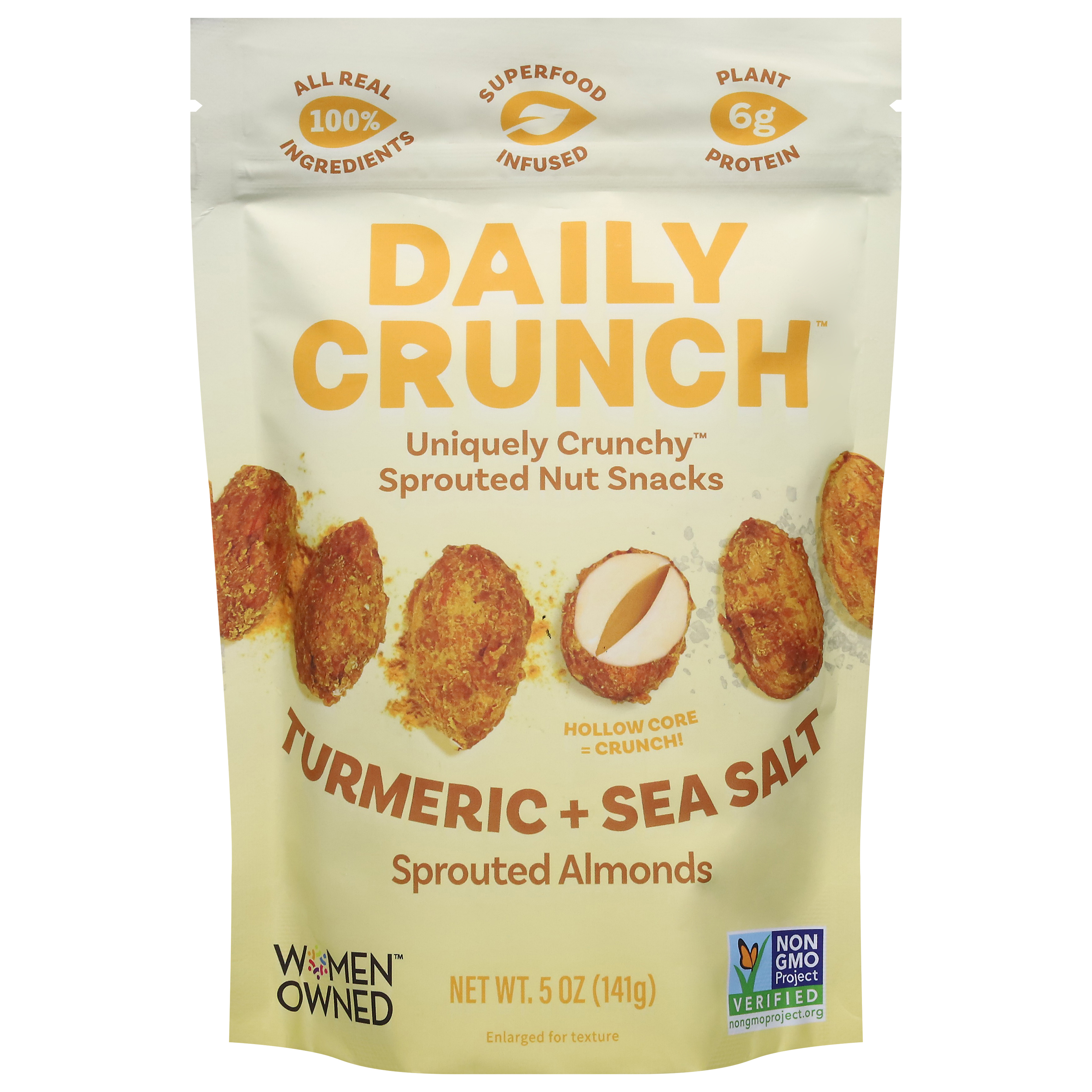 Daily Crunch Turmeric + Sea Salt Sprouted Almonds