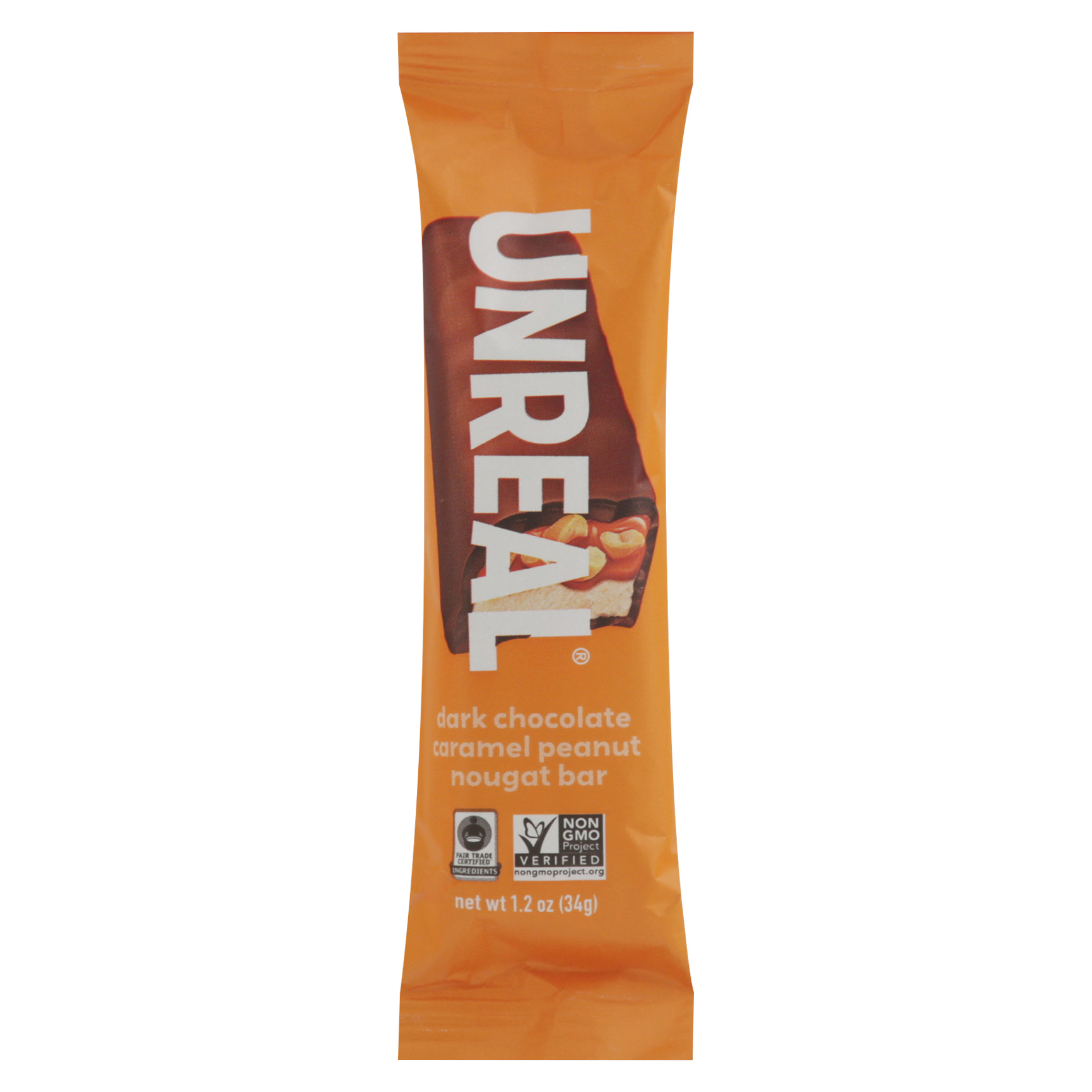 Unreal Dark Chocolate Caramel Peanut Nougat Bar