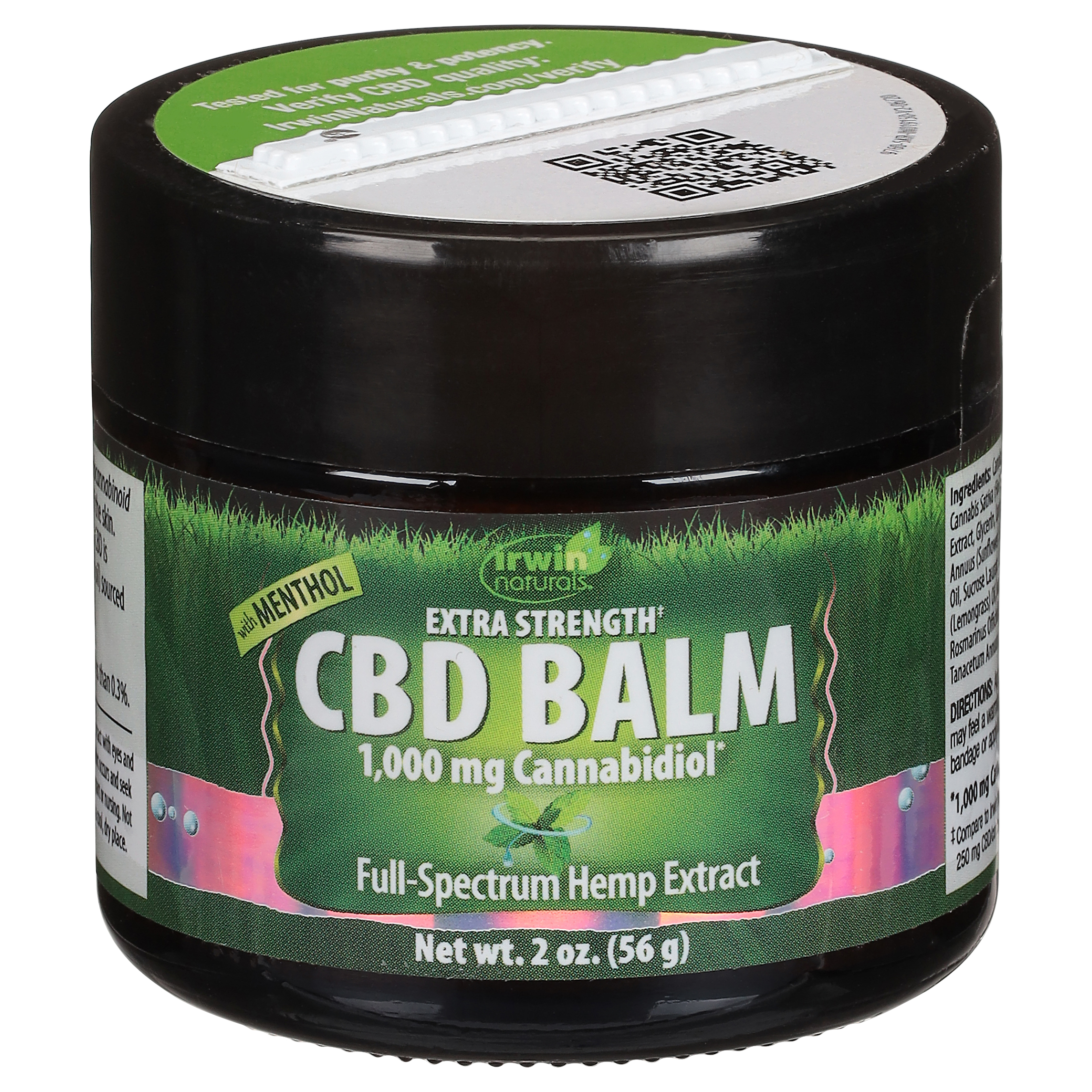 Irwin Naturals Extra Strength with Menthol CBD Balm