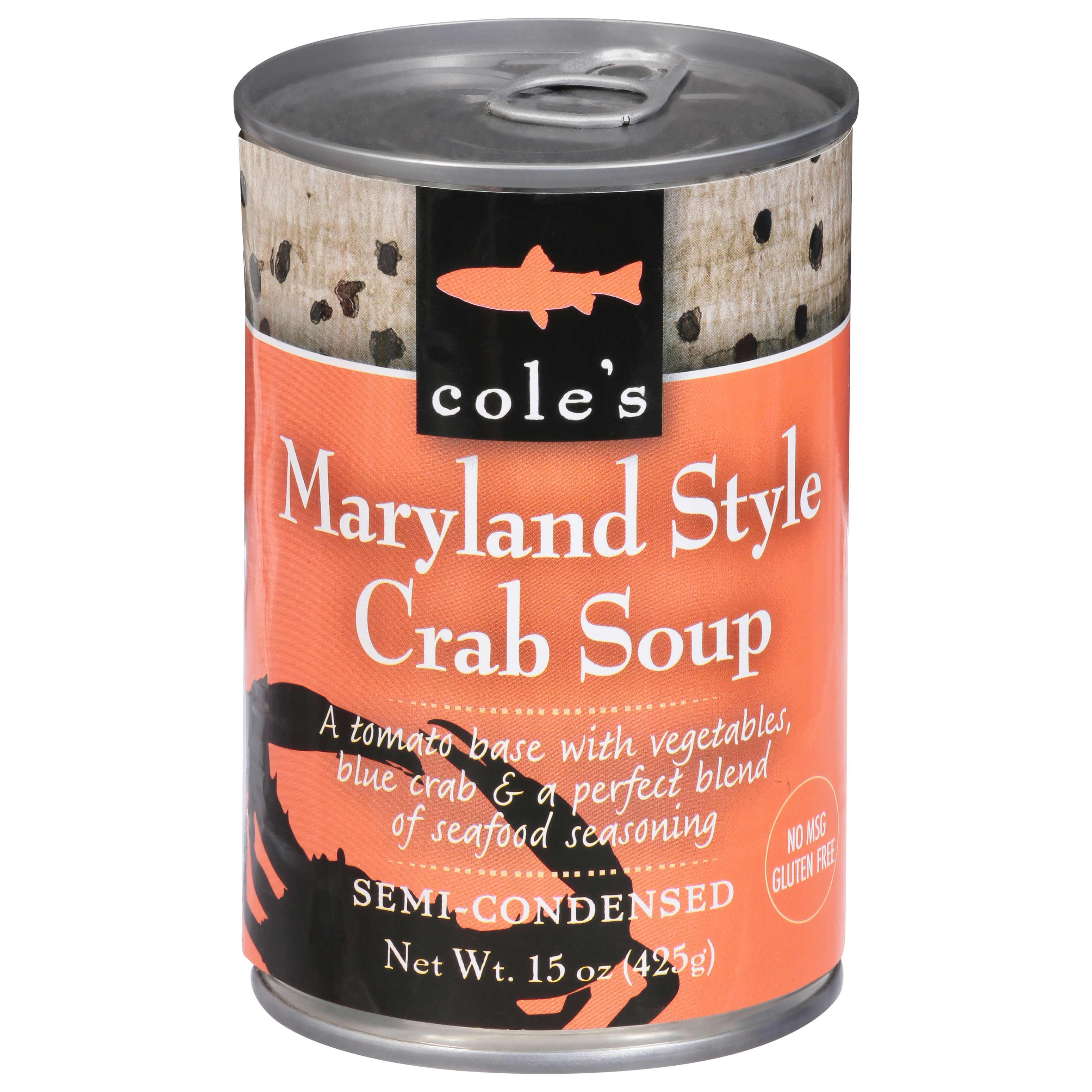 Cole's Semi-Condensed Maryland Style Crab Soup
