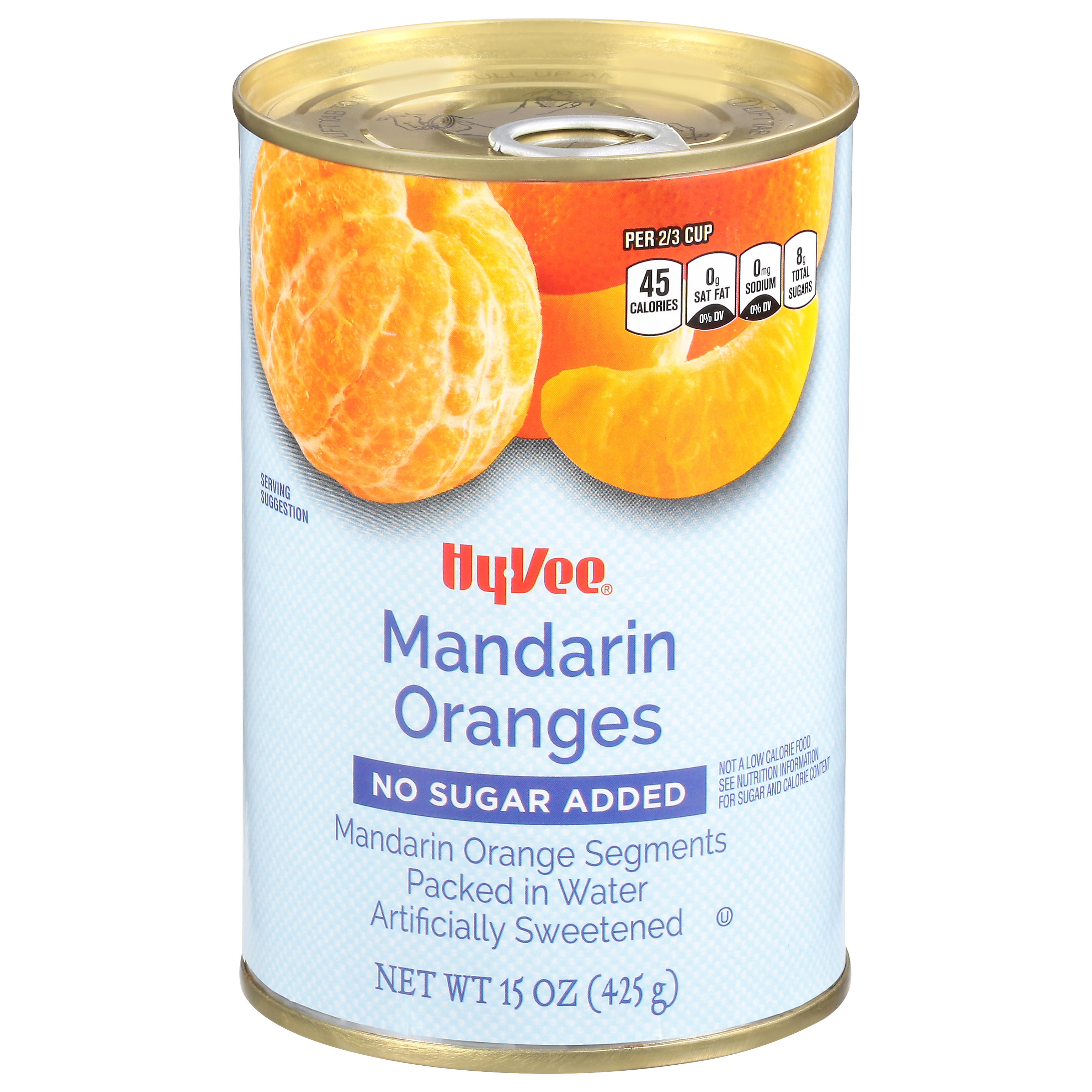 HyVee No Sugar Added Mandarin Oranges 15 oz