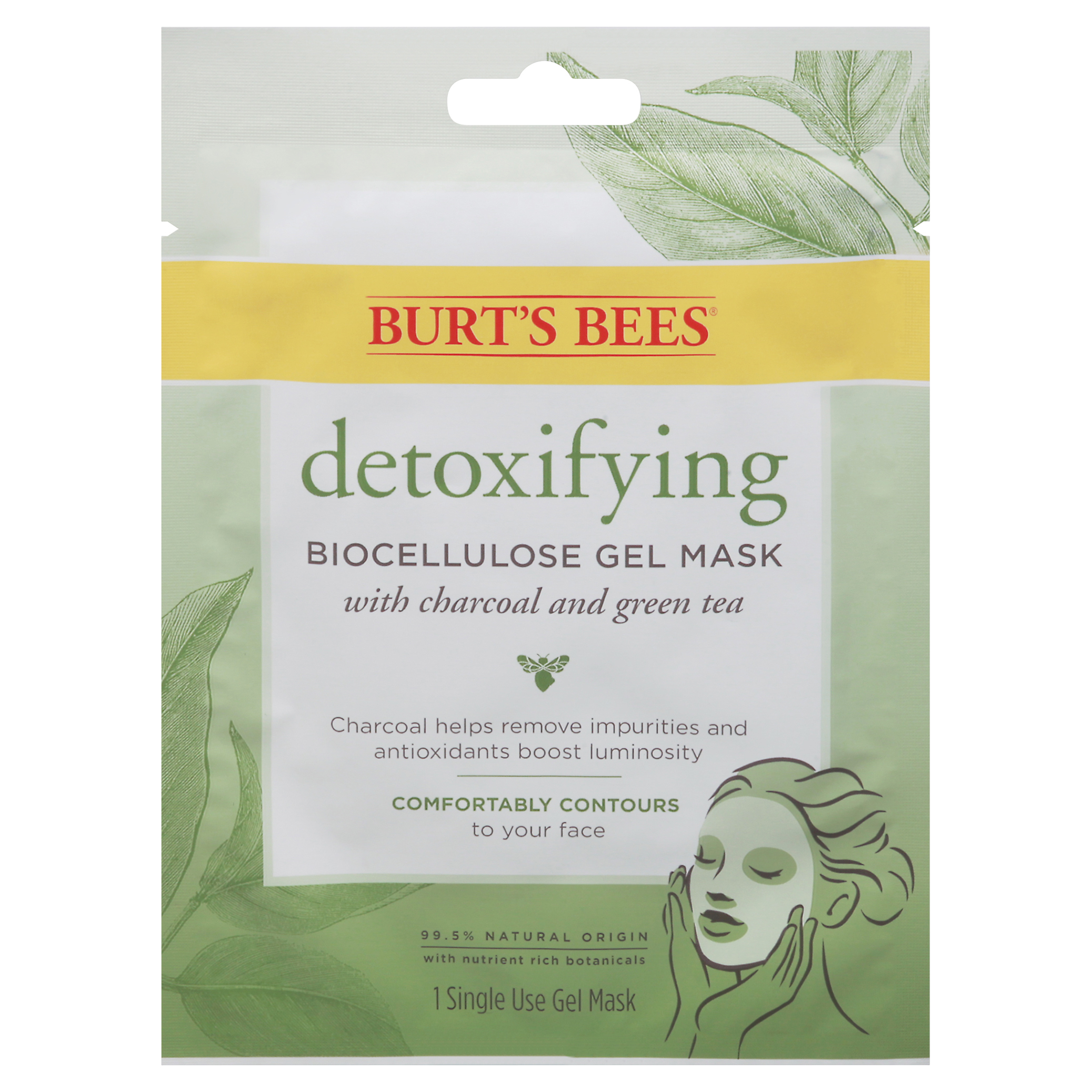 Burt's Bees Detoxifying Biocellulose Gel Mask