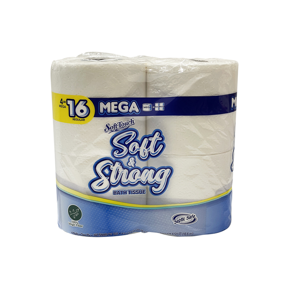 Soft Touch Bathroom Tissue, 2-Ply 4 ct