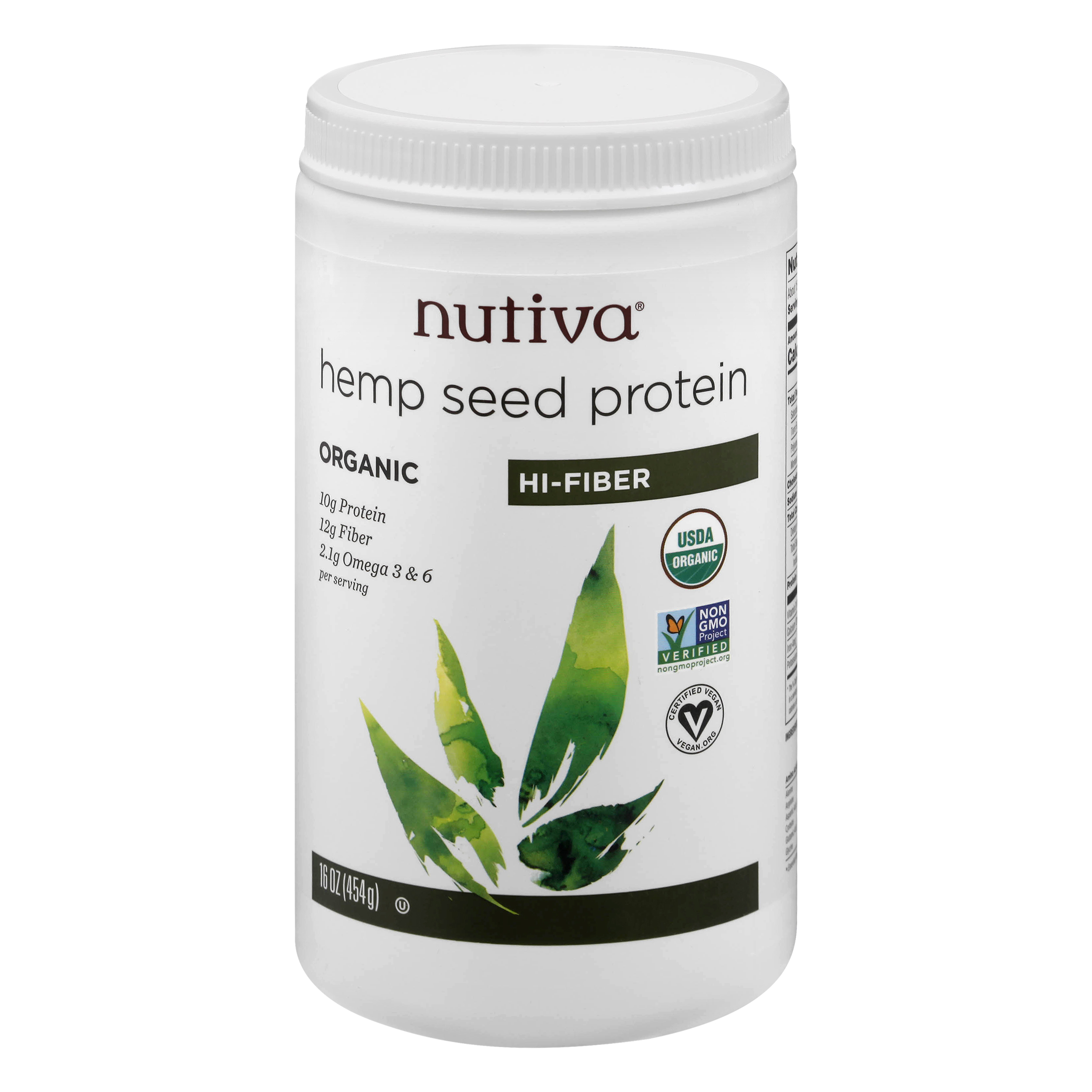 Nutiva Organic Hi-Fiber Hemp Seed Protein