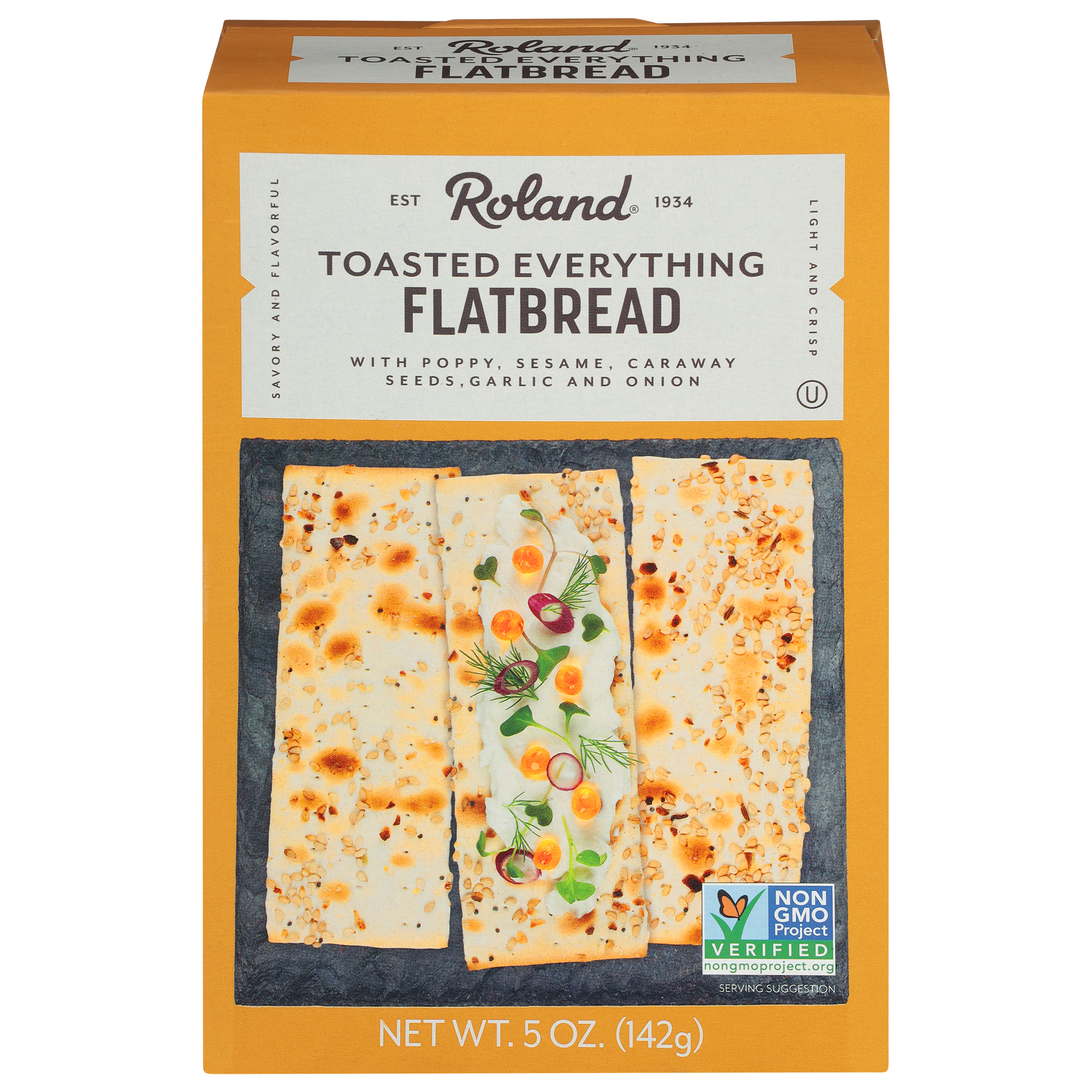 Roland Toasted Everything Flatbread