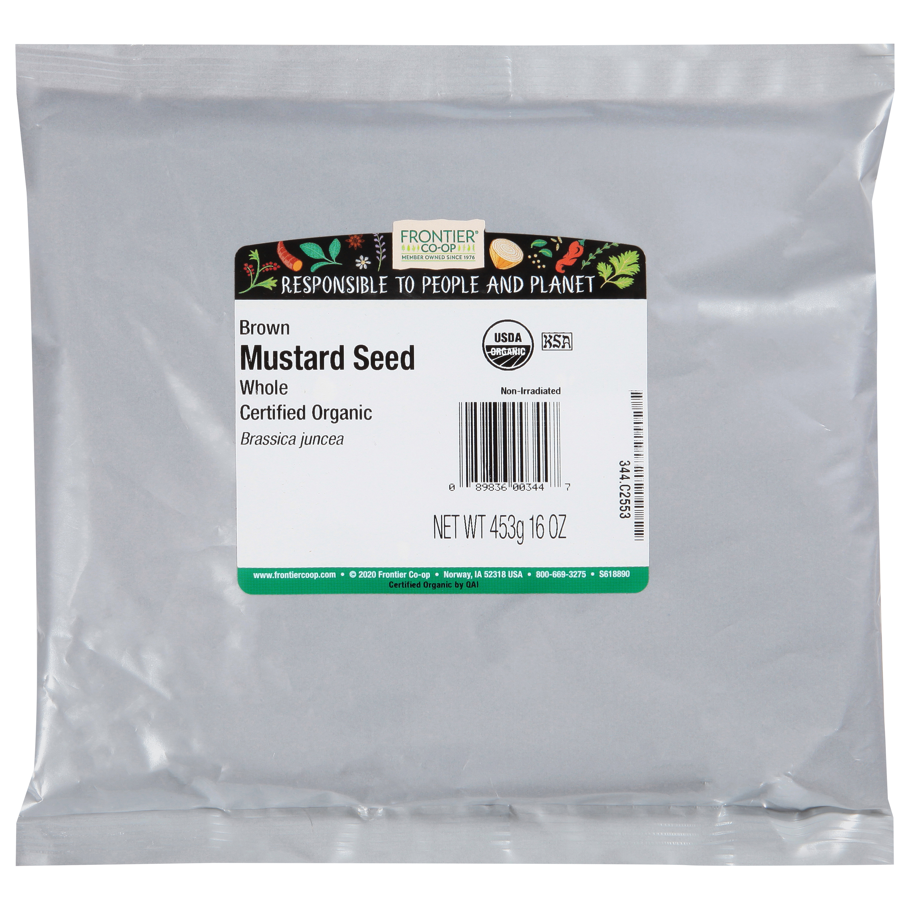 Frontier Co-op Brown Whole Mustard Seed