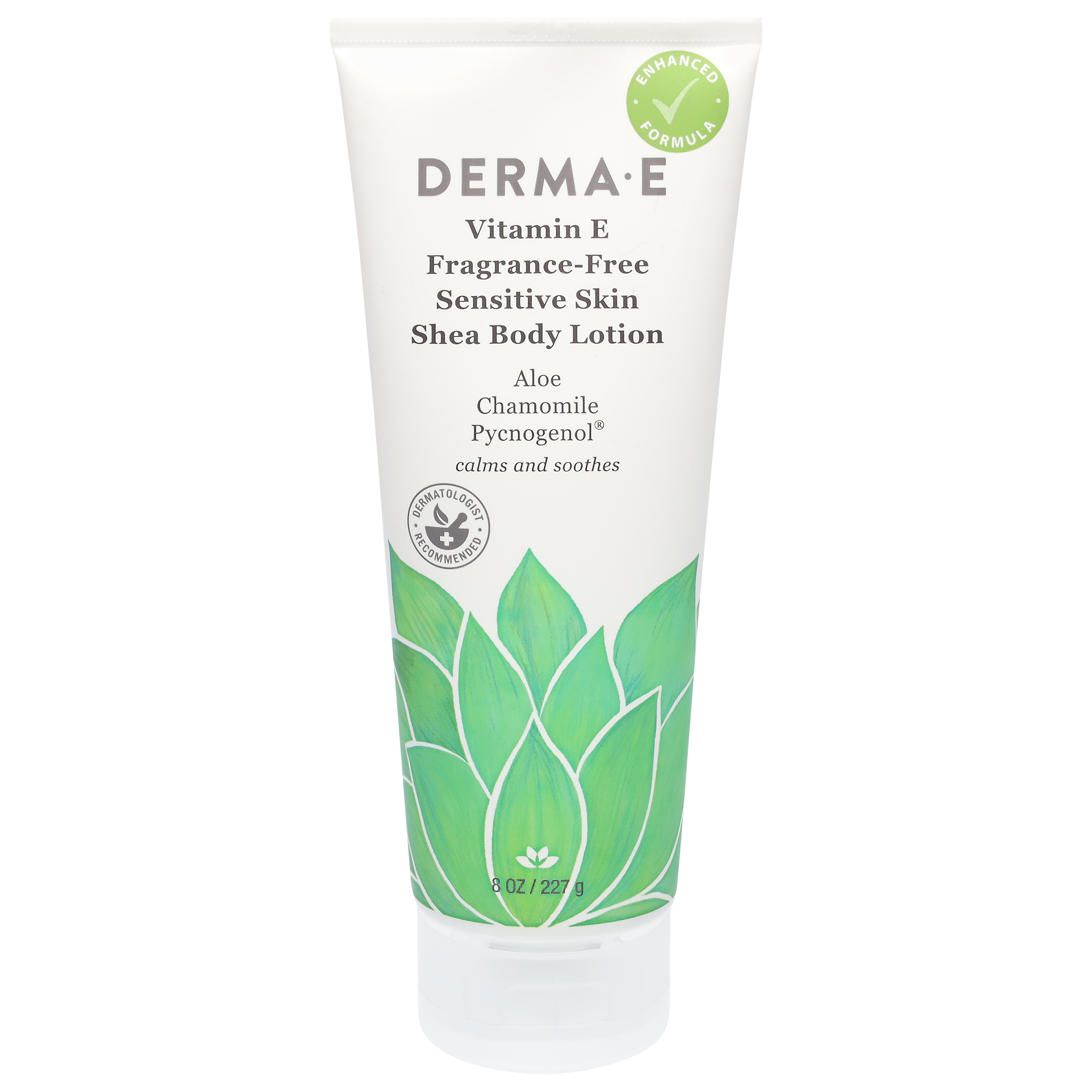 Derma E Vitamin E Fragrance Free Sensitive Skin Shea Body Lotion