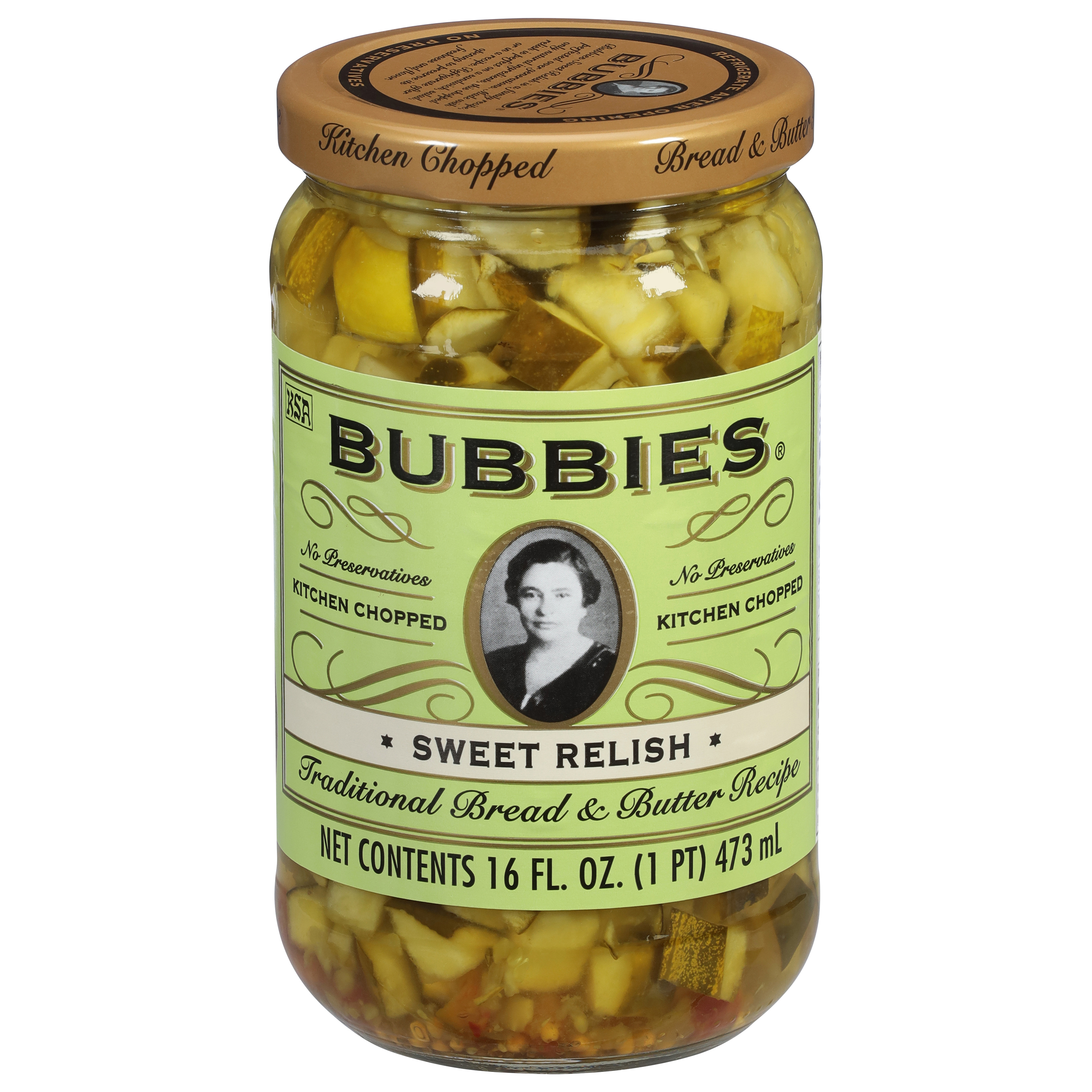 Bubbies Traditional Bread & Butter Recipe Sweet Relish