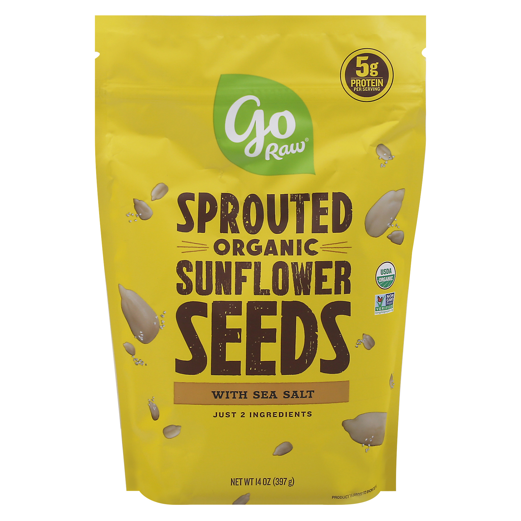 Go Raw Sprouted Sunflower Seeds with Sea Salt